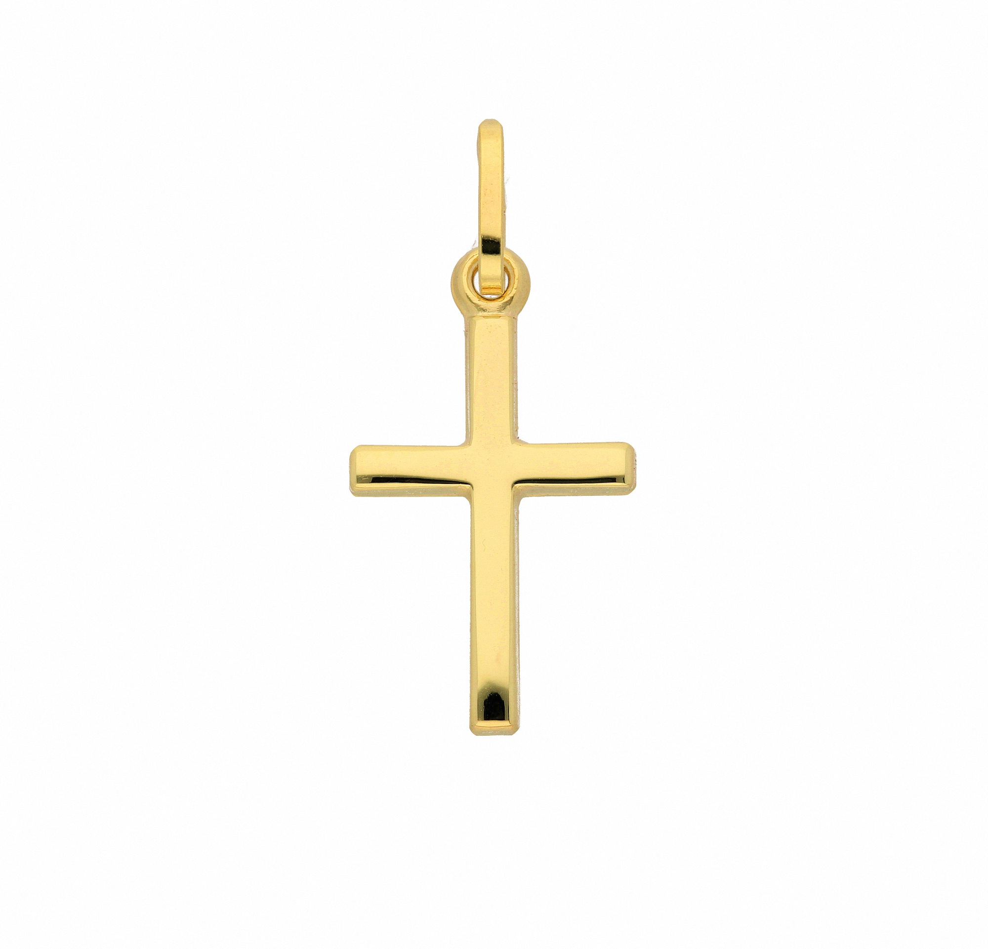 ADELIA ́S Damen Kettenanhänger "Damen & Herren 333 Gold Kreuz Anhänger", Damen, Gelbgold 333 Gold, gold, Gelbgold 333, Gold, Schmuckanhänger,