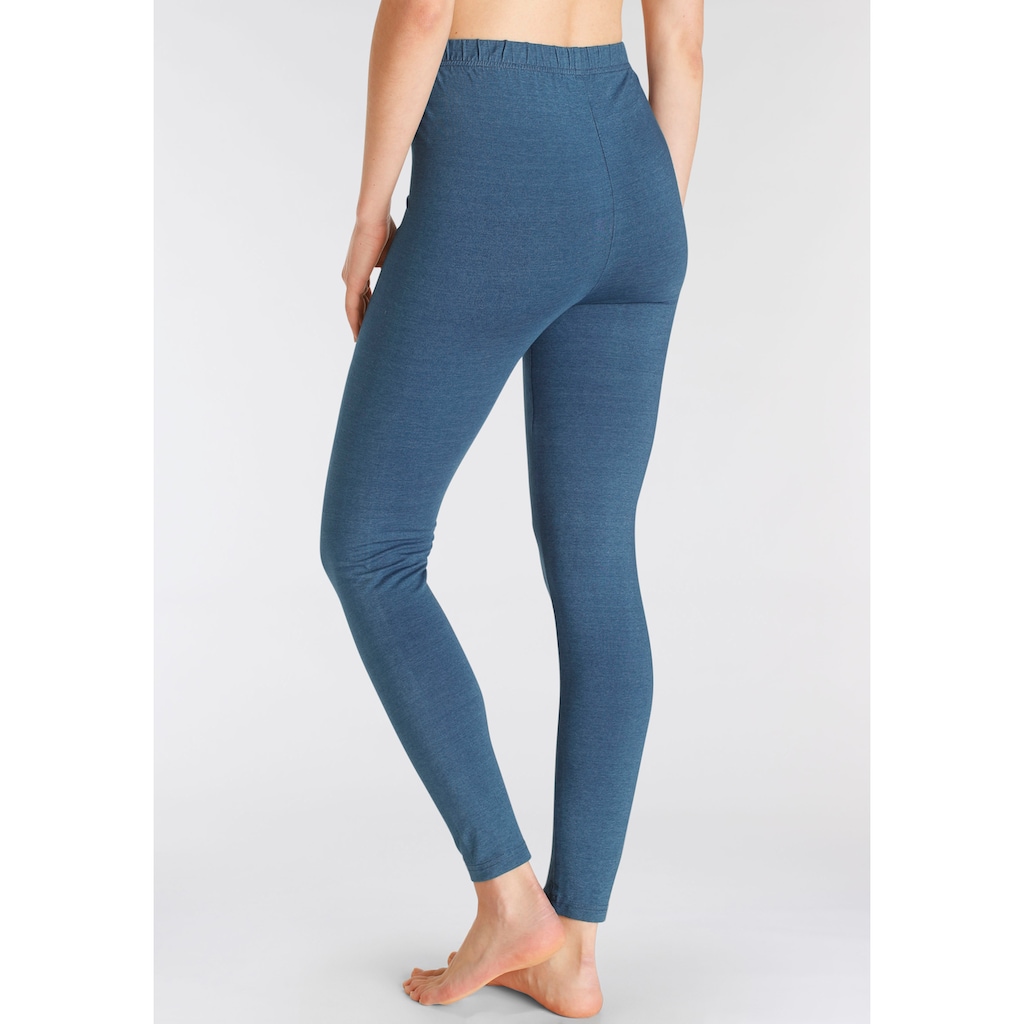 Vivance active Leggings, (2er-Pack), mit Gummibund, Loungewear