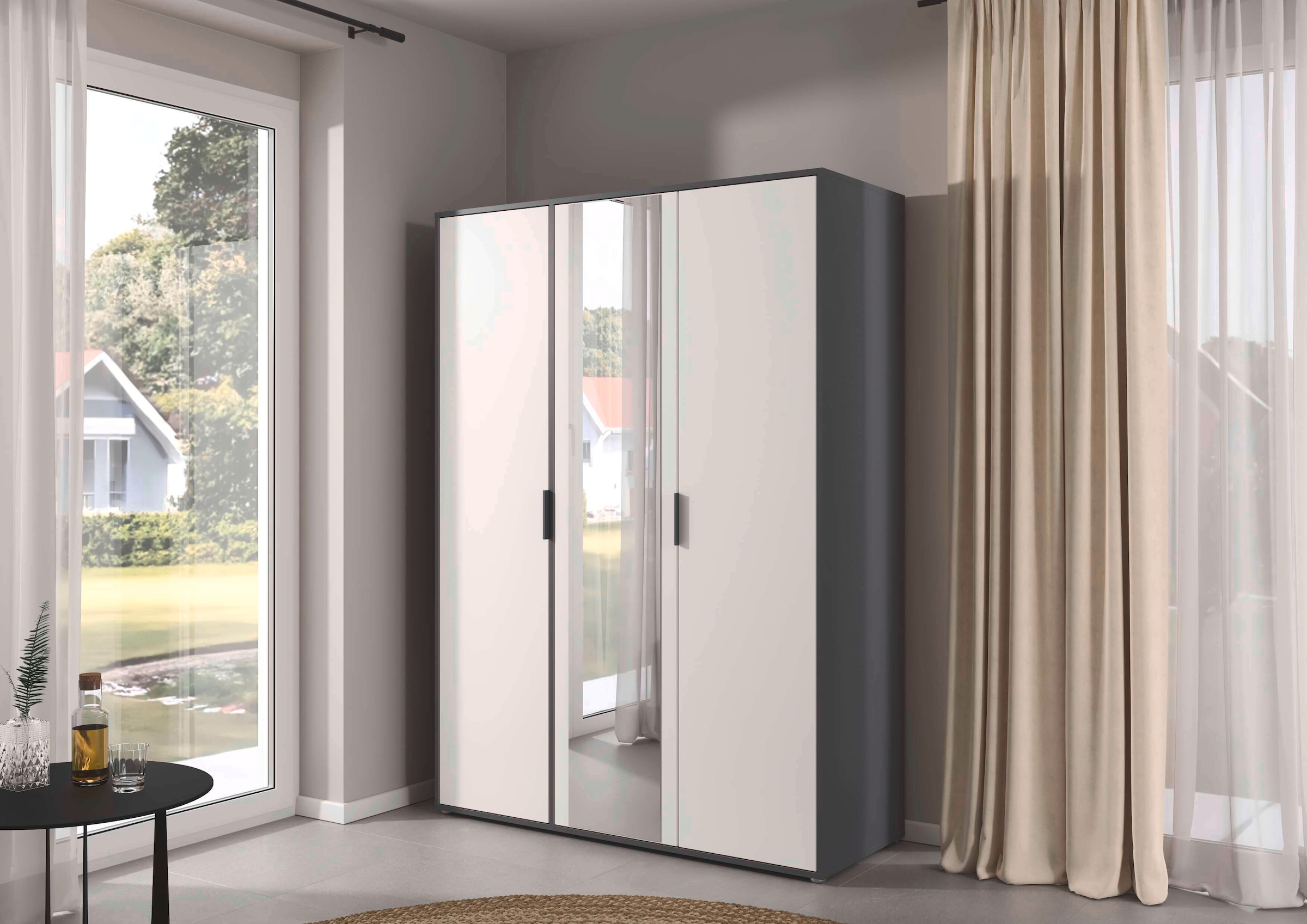 INOSIGN BY RAUCH Kleiderschrank »Schrank Garderobe Schlafzimmer Stauraum PAULLY TOPSELLER Wäscheschrank«, (mit 3 unterschiedlichen Griff-Varianten) 3 Griffvarianten MADE IN GERMANY