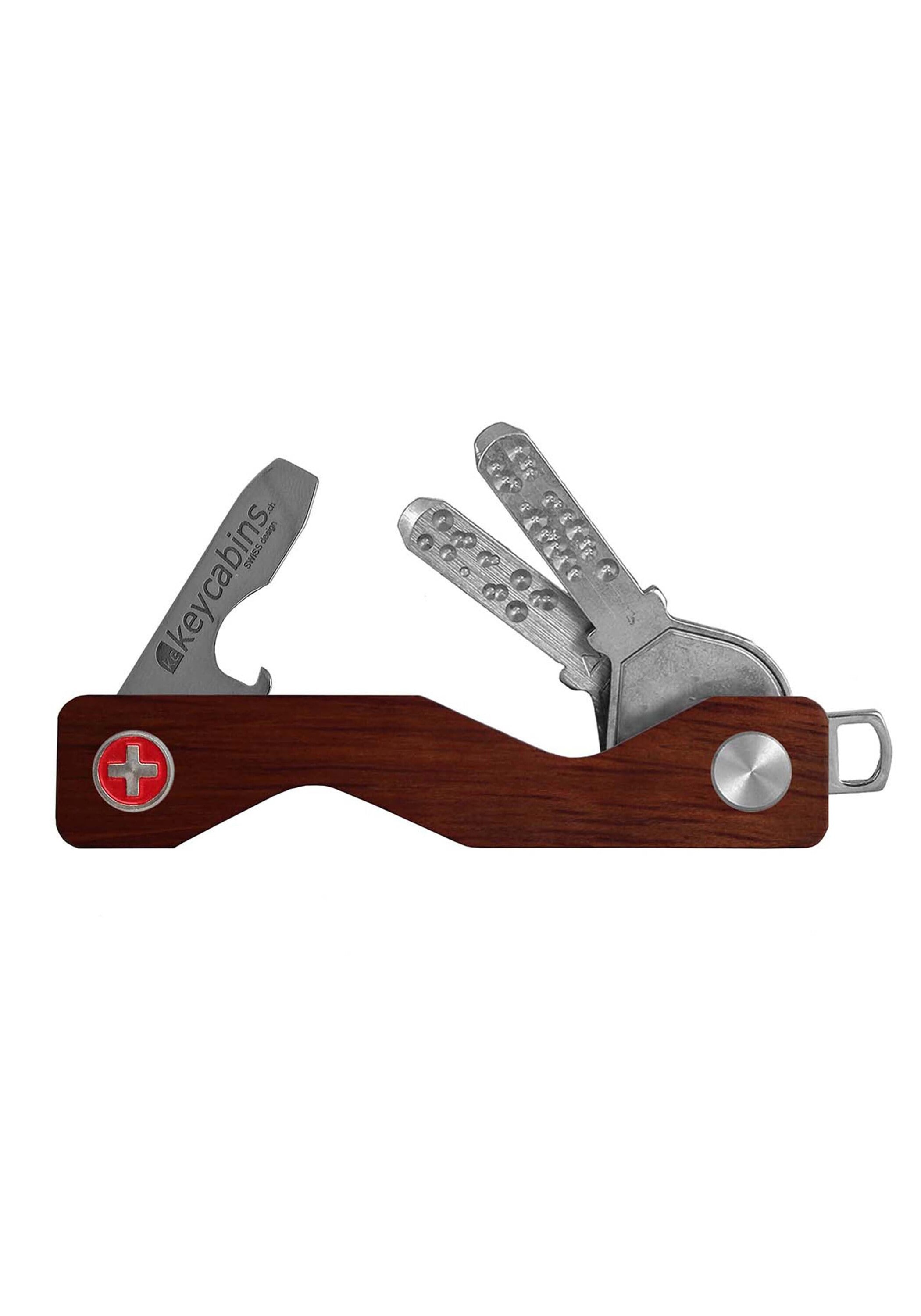 keycabins Schlüsselanhänger »Wood S3«, SWISS made