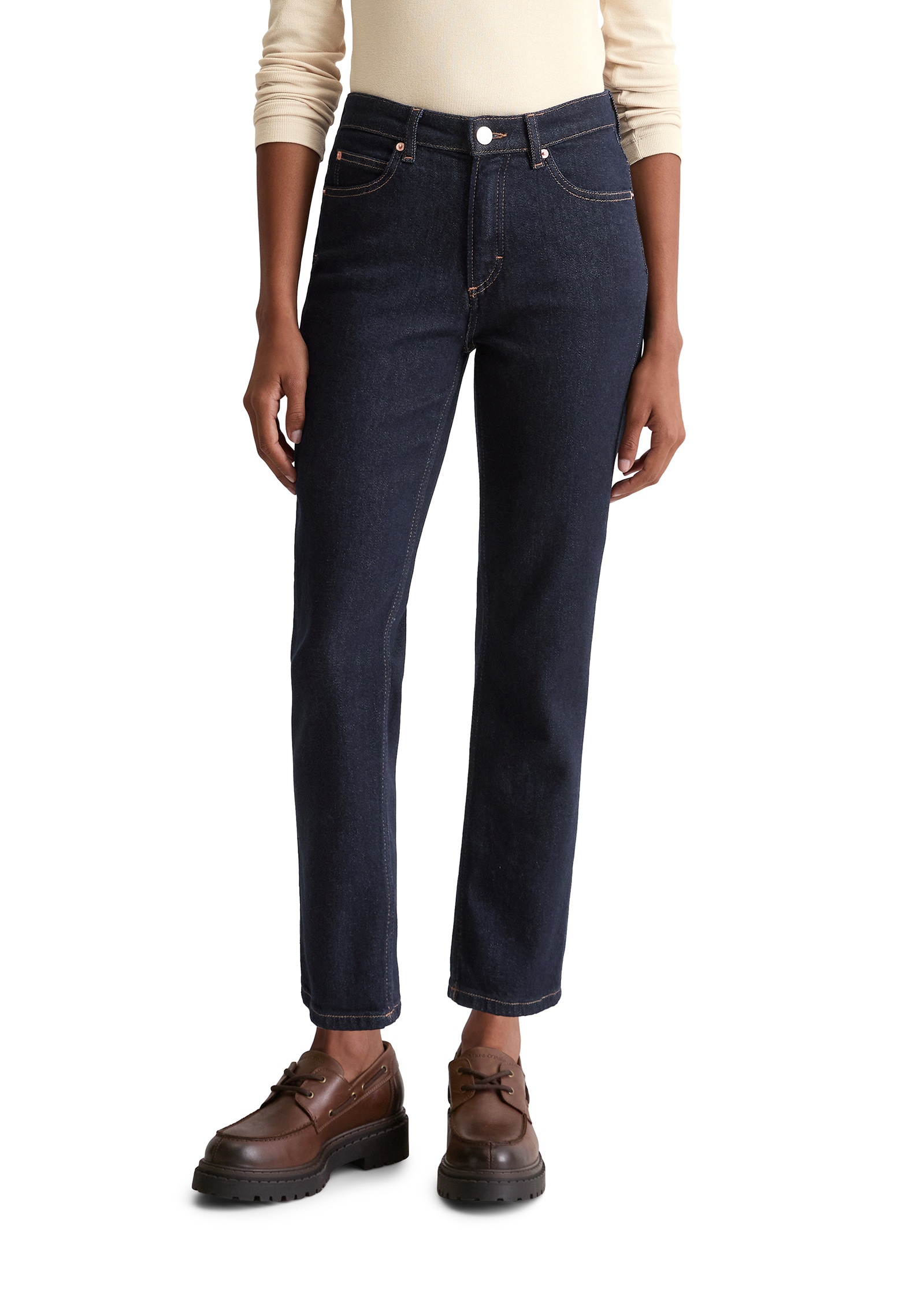 Marc OPolo Straight-Jeans "aus Baumwolle-Lyocell-Stretch" günstig online kaufen