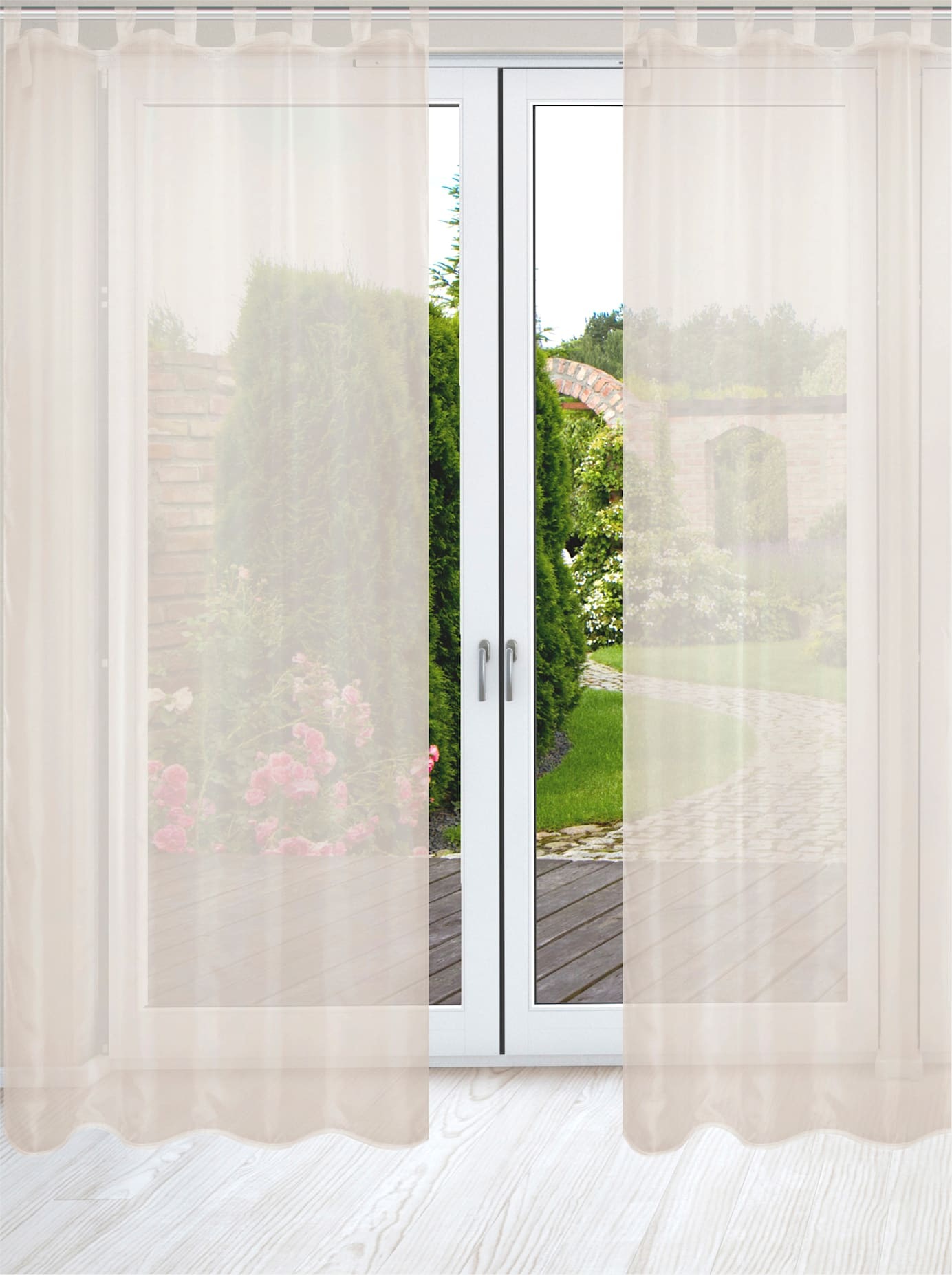 heine home Gardine Schlaufen 1 Stk. tlg. günstig online kaufen