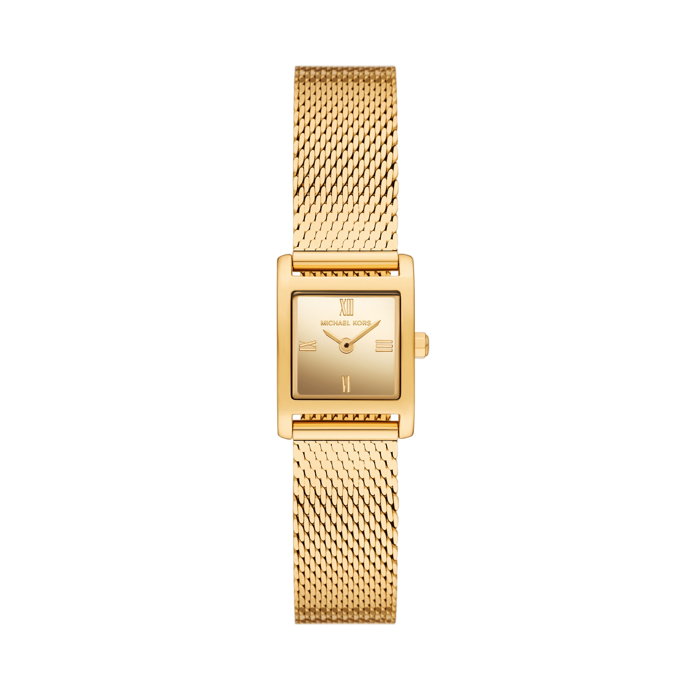 Quarzuhr MICHAEL KORS "Georgie", gold (gelbgoldfarben, goldfarben), Armbanduhren, Damen, Quarzuhr, Armbanduhr, Damenuhr, Edelstahlarmband, analog - Ei