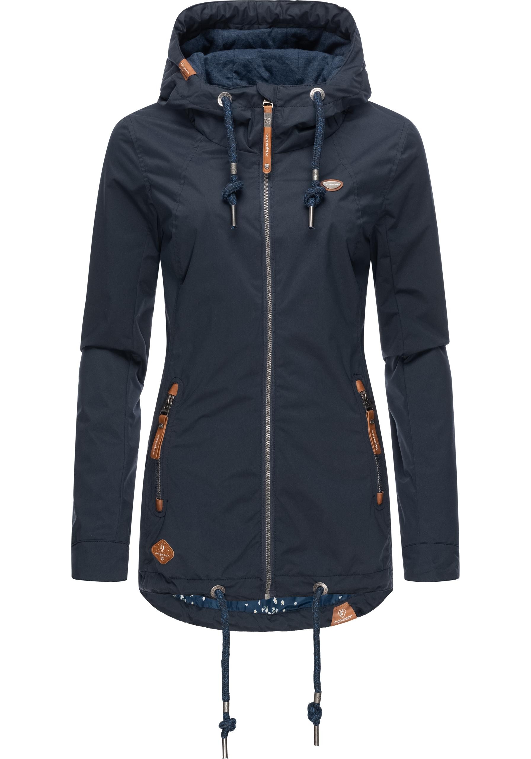 Ragwear Outdoorjacke »Zuzka«, mit Kapuze, stylische Übergangsjacke mit großer Kapuze