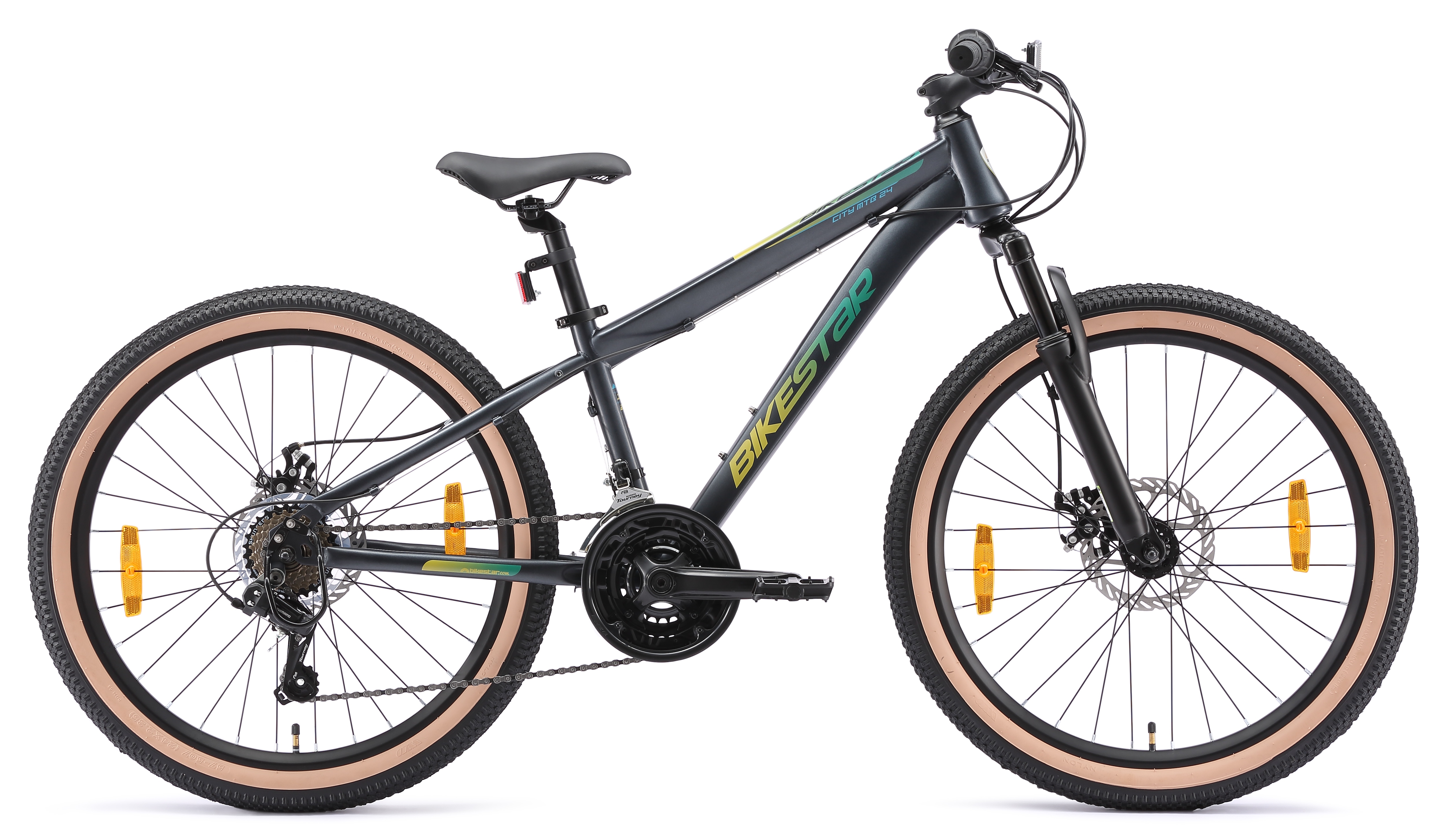 Bikestar Jugendfahrrad 21 Gang Shimano RD-TY21 Schaltwerk Kettenschaltung