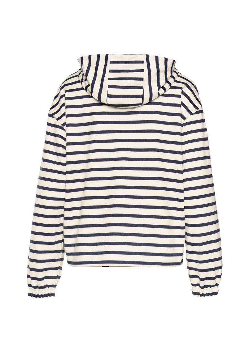 Trigema Kapuzensweatshirt »TRIGEMA Hoodie mit Ringelmuster«