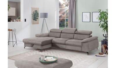 COTTA Ecksofa »Komaris«, Inklusive Kopfteilverstellung, wahlweise mit Bettfunktion und... kaufen COTTA Ecksofa »Komaris«, Inklusive Kopfteilverstellung, wahlweise mit Bettfunktion und... kaufen