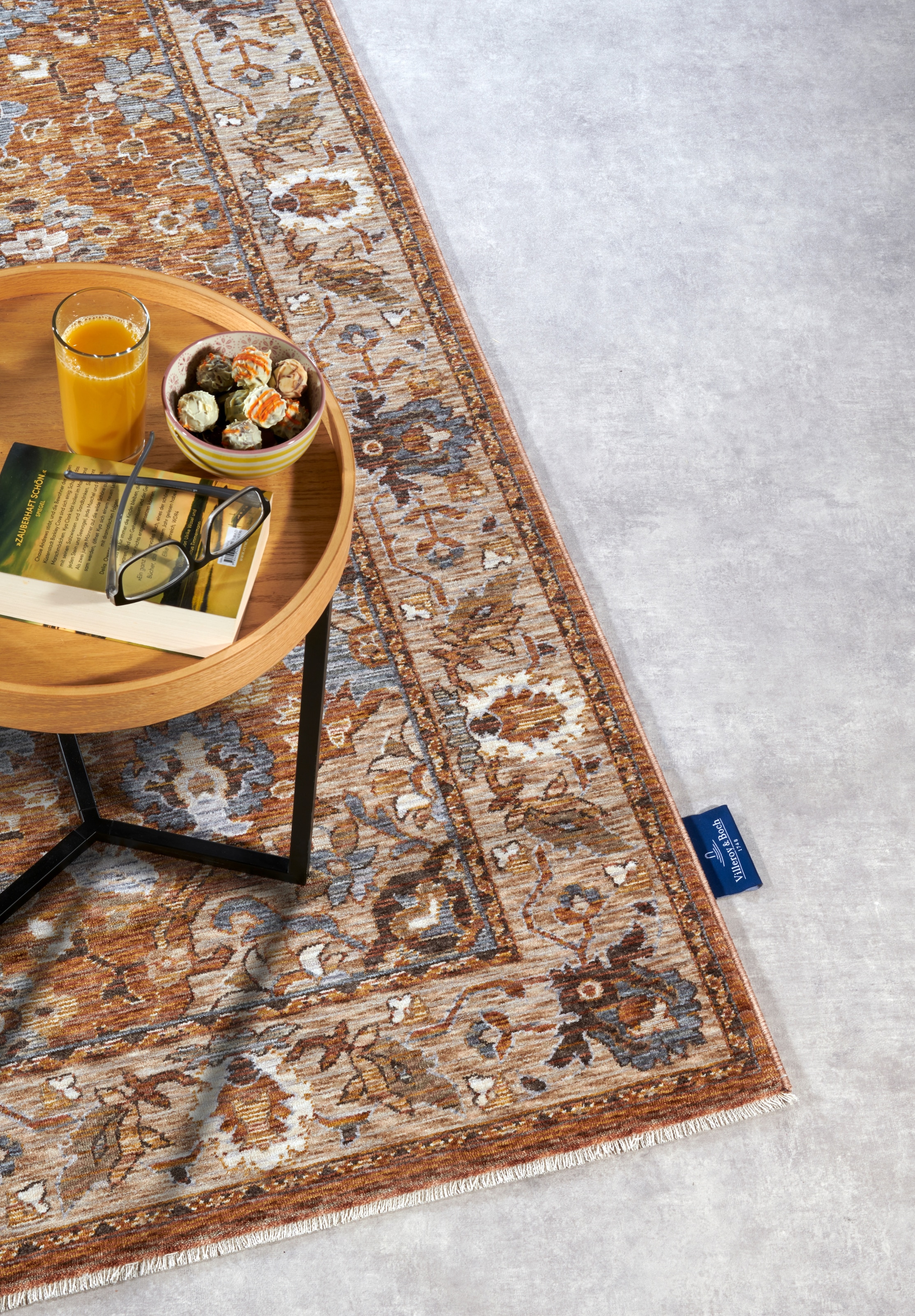 Villeroy & Boch Teppich »Egon«, rechteckig, 7 mm Höhe, Orientalisch, Fransen, Läufer, Wohnzimmer, Schlafzimmer, Klassisch