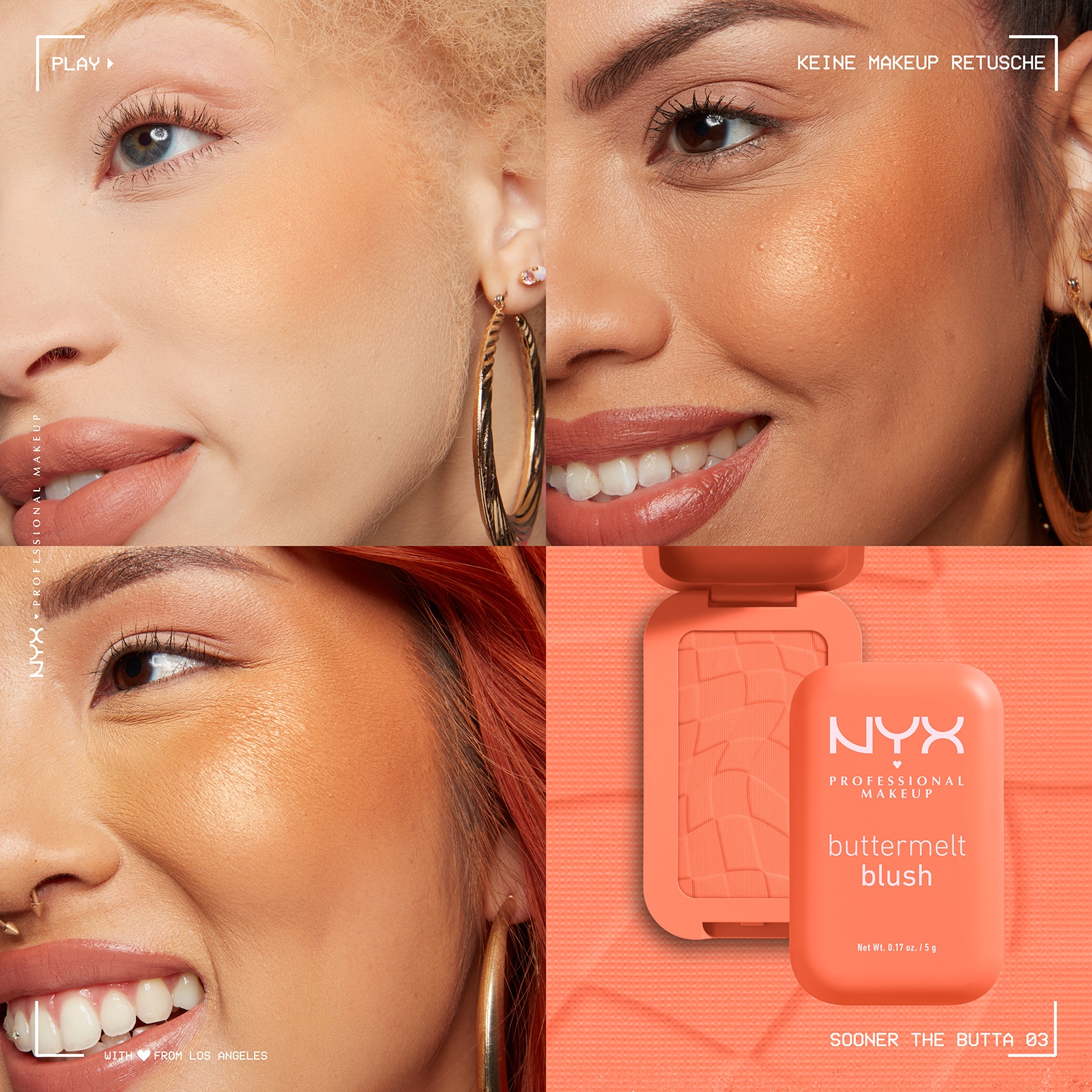 NYX Rouge »Makeup Buttermelt Blush«