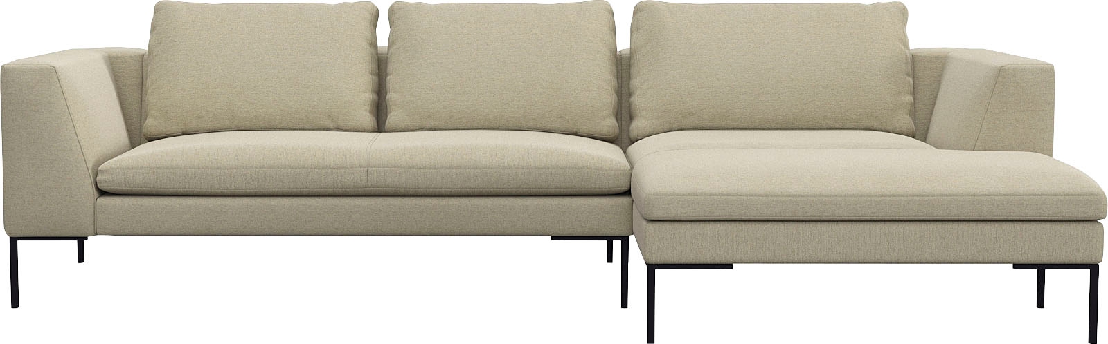 FLEXLUX Ecksofa "Loano, toller Sitzkomfort, L-Form", modernes Sofa, frei im günstig online kaufen
