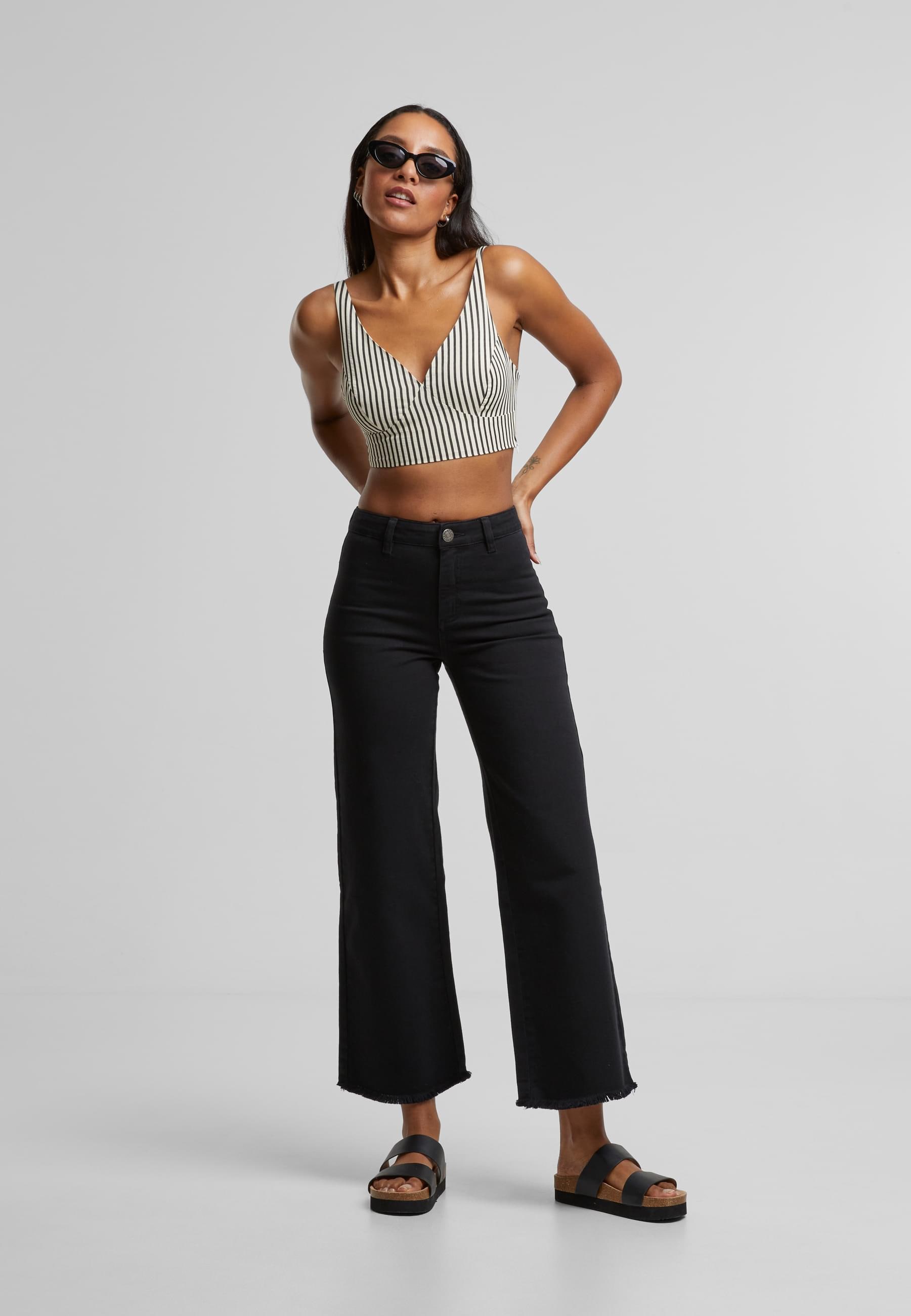 URBAN CLASSICS Bequeme Jeans »Urban Classics Ladies Relaxed Straight Fit Denim«