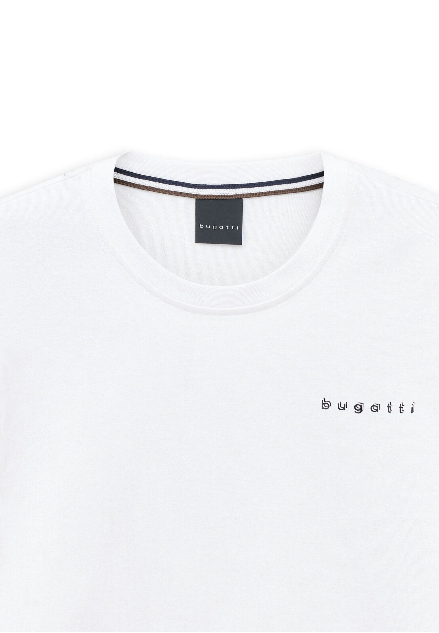 bugatti Langarmshirt »Basic« aus Baumwolle Modern Fit