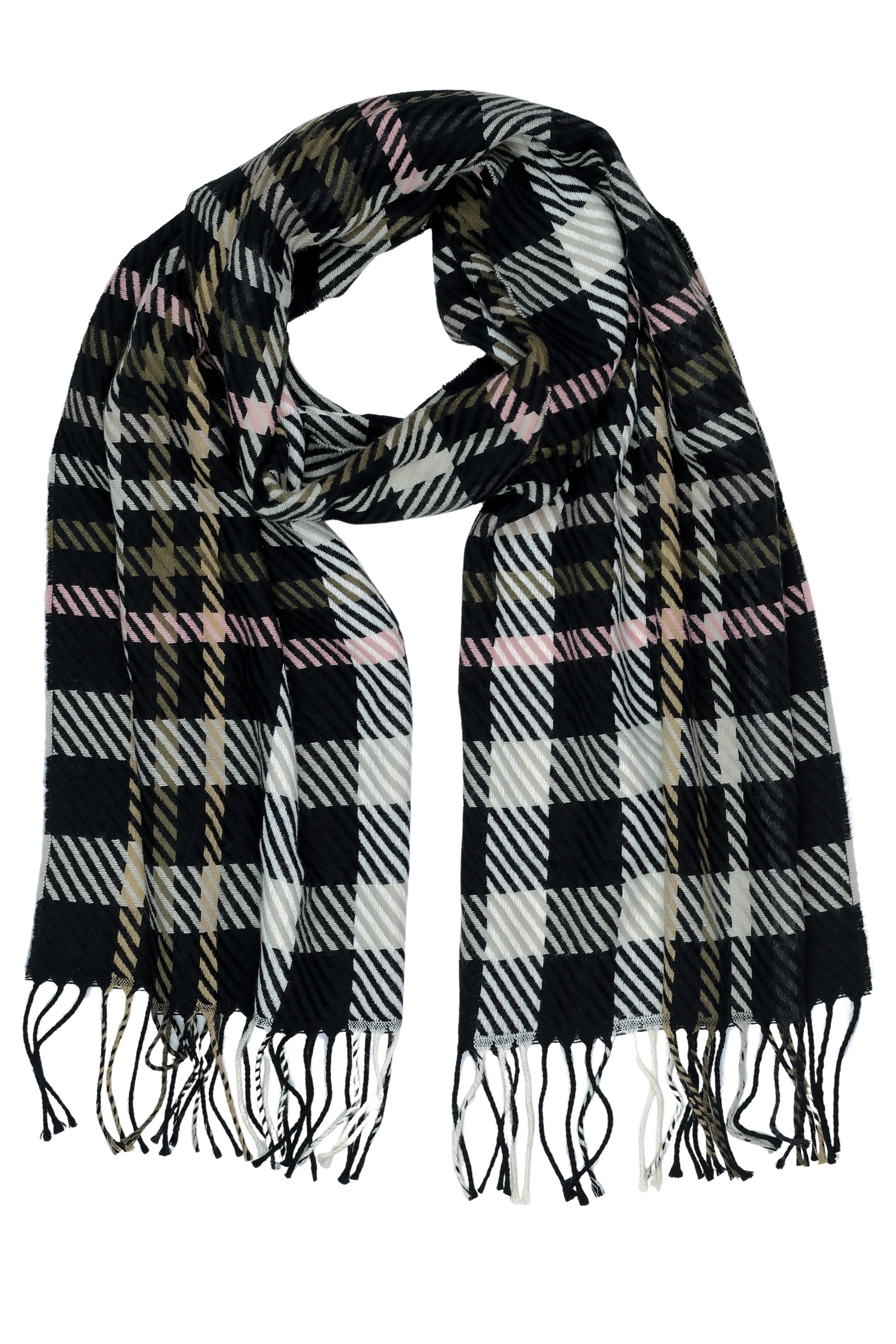 COLLEZIONE ALESSANDRO Wollschal "Elegant", moderner Karoschal, Made in Ital günstig online kaufen