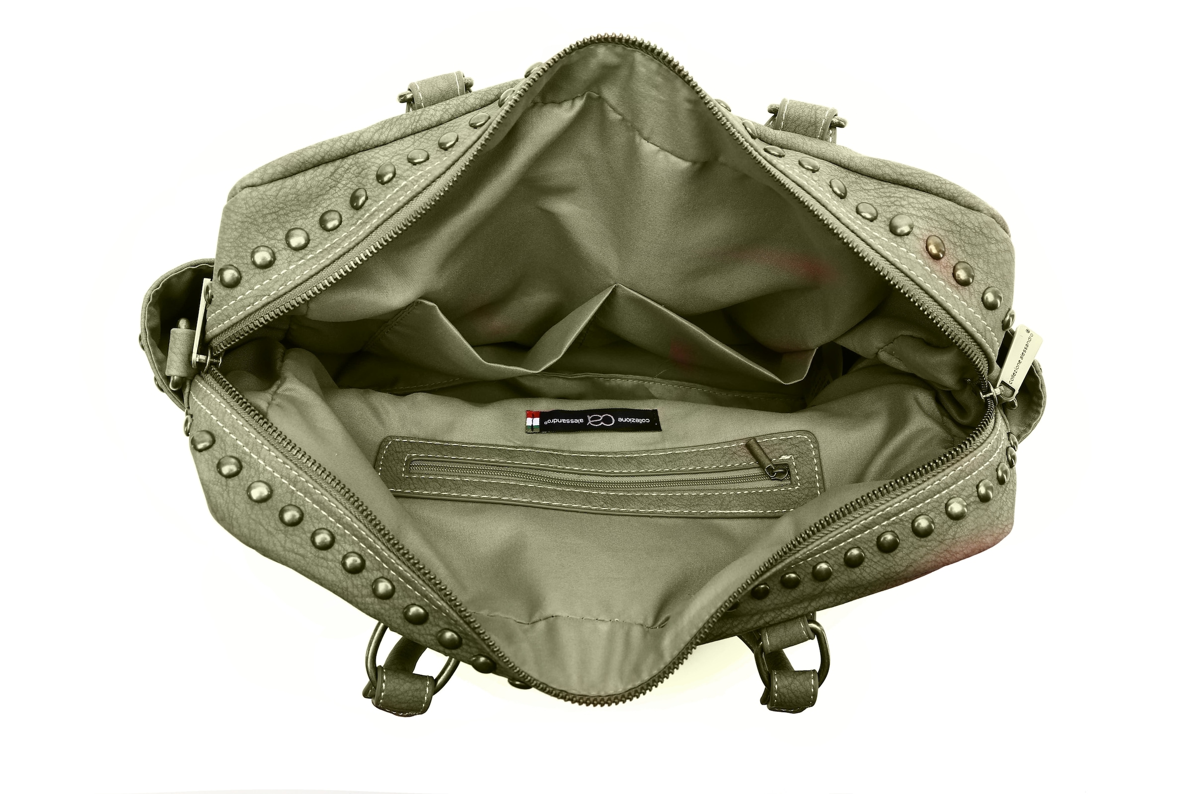 COLLEZIONE ALESSANDRO Schultertasche »Amalia«, mit 2 Seitenfächern