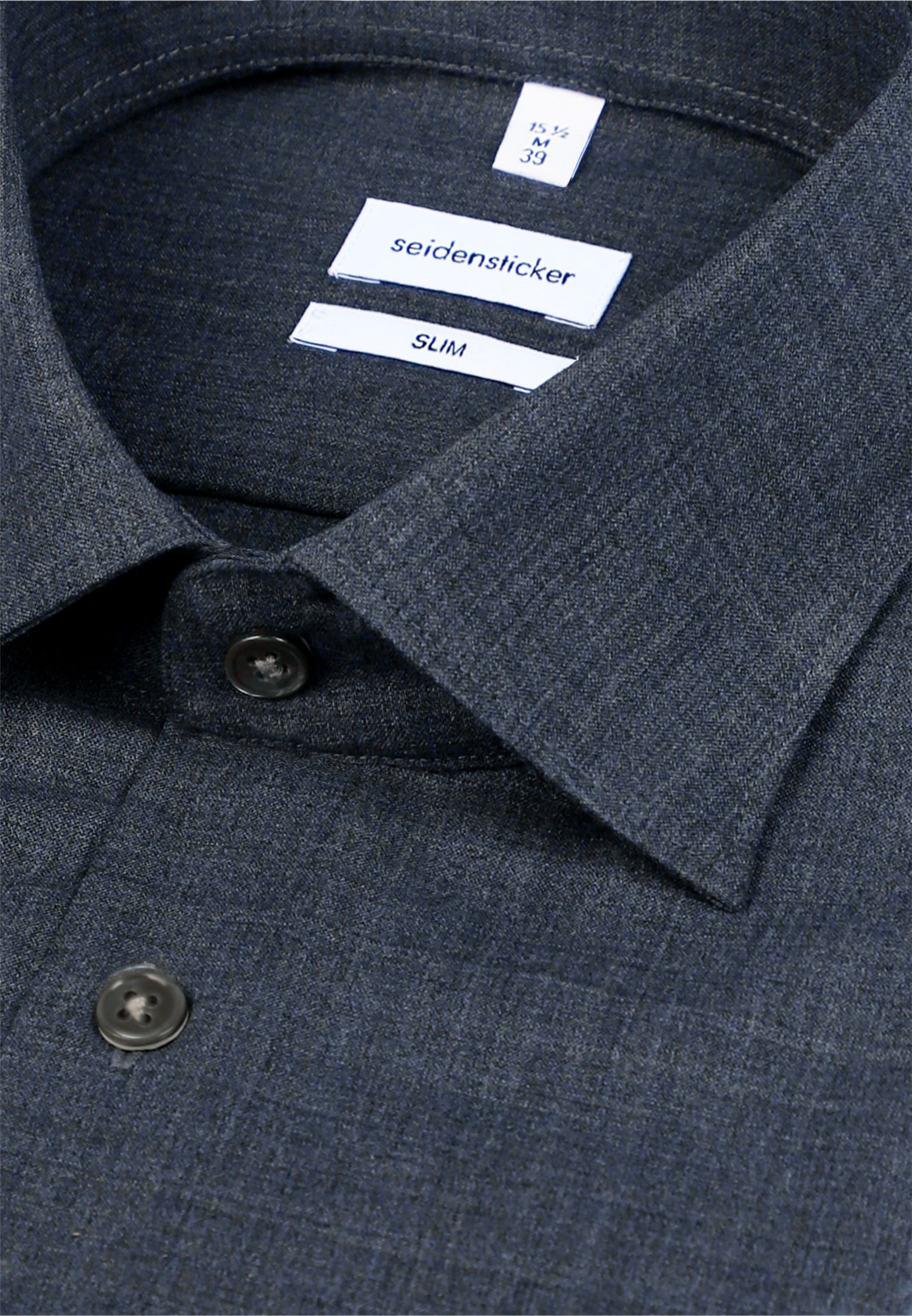 seidensticker Businesshemd »Schwarze Rose« Slim 1/1 Kentkragen Uni