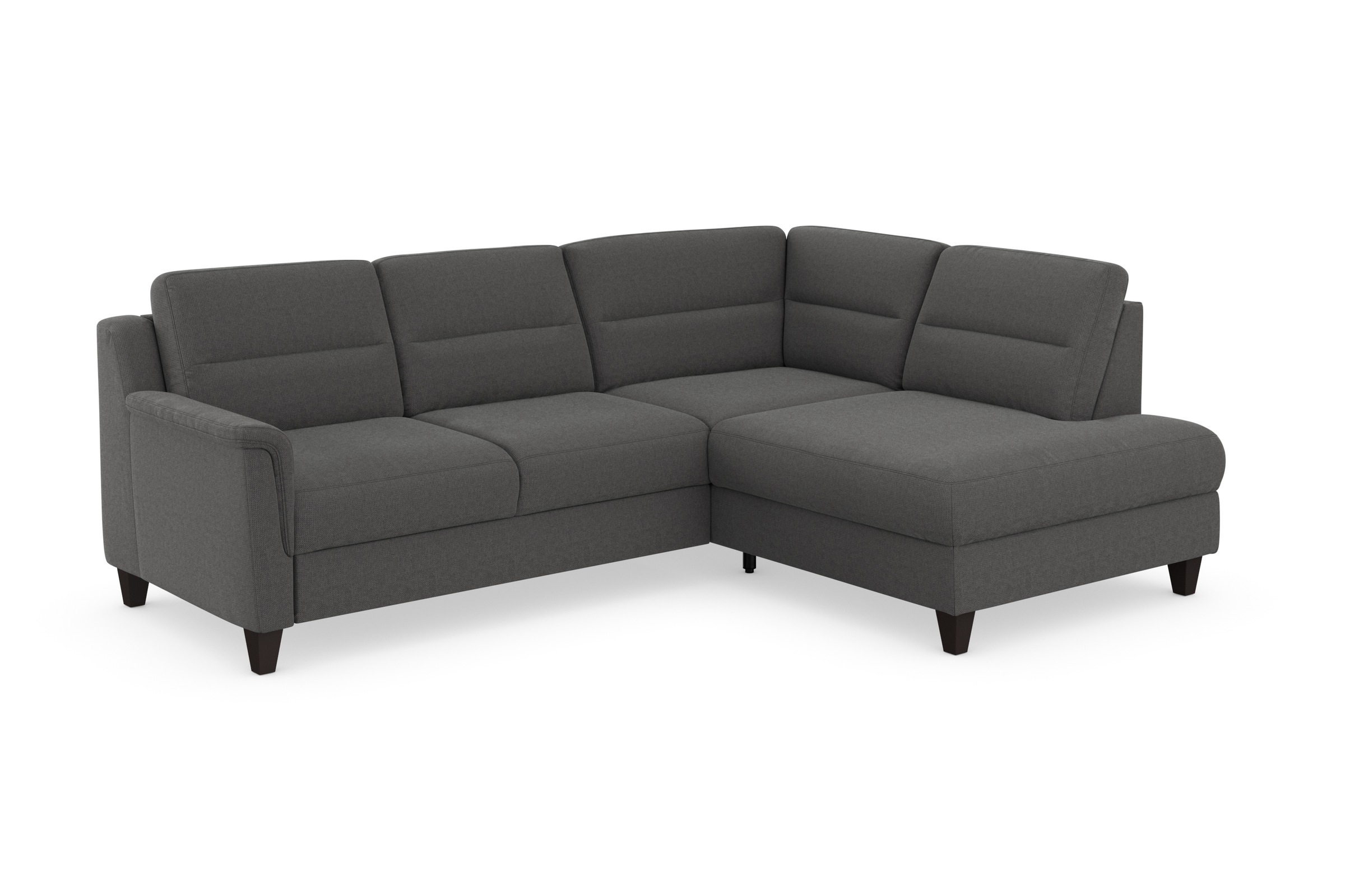 sit&more Ecksofa »Farö L-Form«, inklusive Federkern, wahlweise mit Bettfunktion und Bettkasten