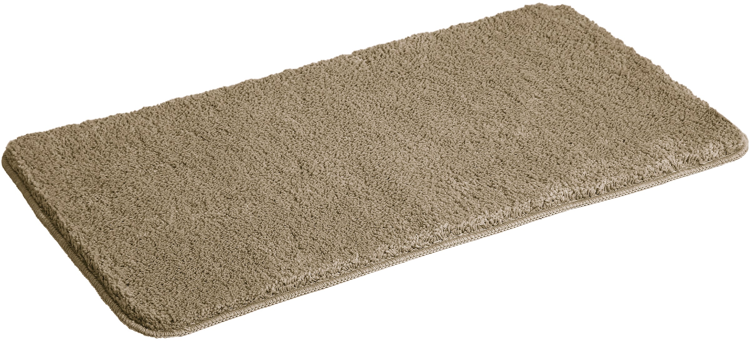 OTTO home Badematte »Inga, Badezimmer Teppich, Badvorleger« Höhe 20 mm rutschhemmend beschichtet fußbodenheizungsgeeignet | schnell trocknend | strapazierfähig Badteppich, unifarben, weich, als halbrund und rechteckig erhältlich