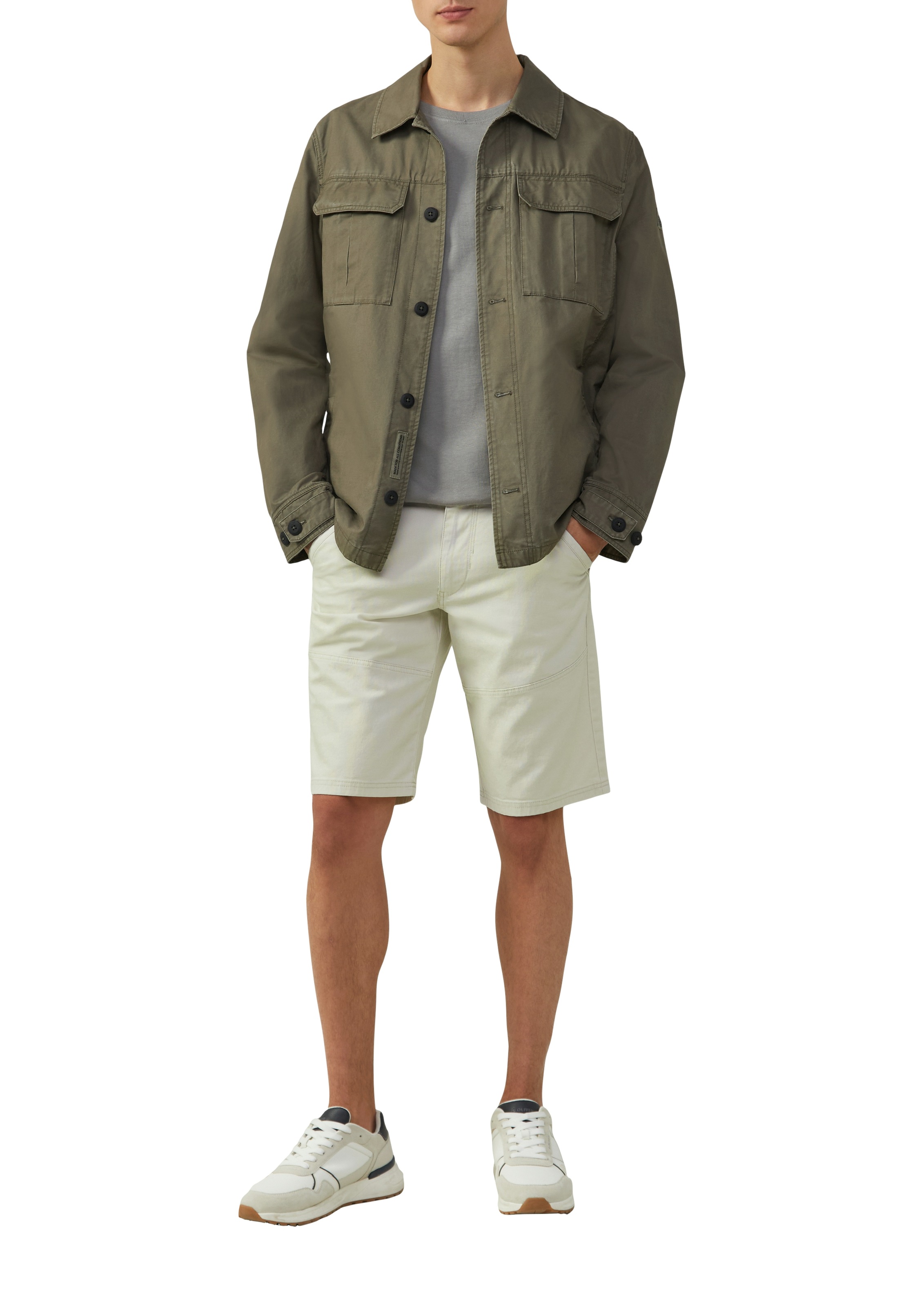 s.Oliver Bermudas, Sommerhose mit Naht Details günstig online kaufen