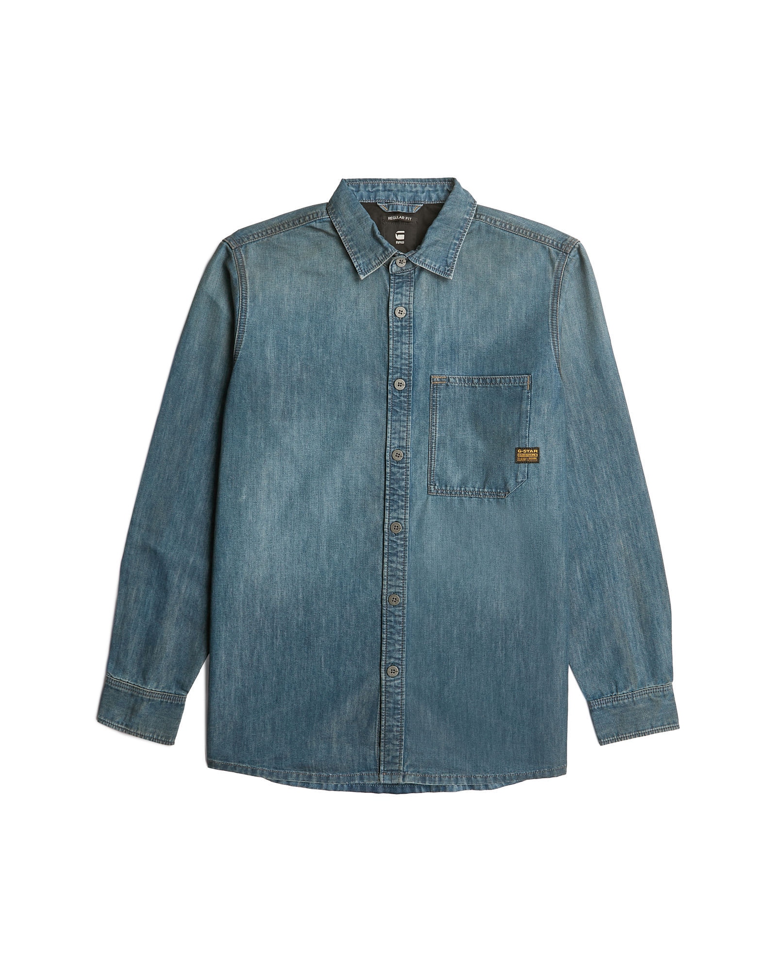 G-STAR Langarmshirt »Regular One-Pocket Shirt«