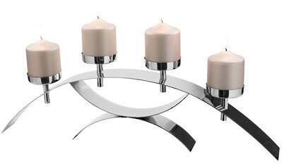 Fink Kerzenleuchter »DIVINA«, (1 St.), aus Edelstahl, 4-flammig kaufen