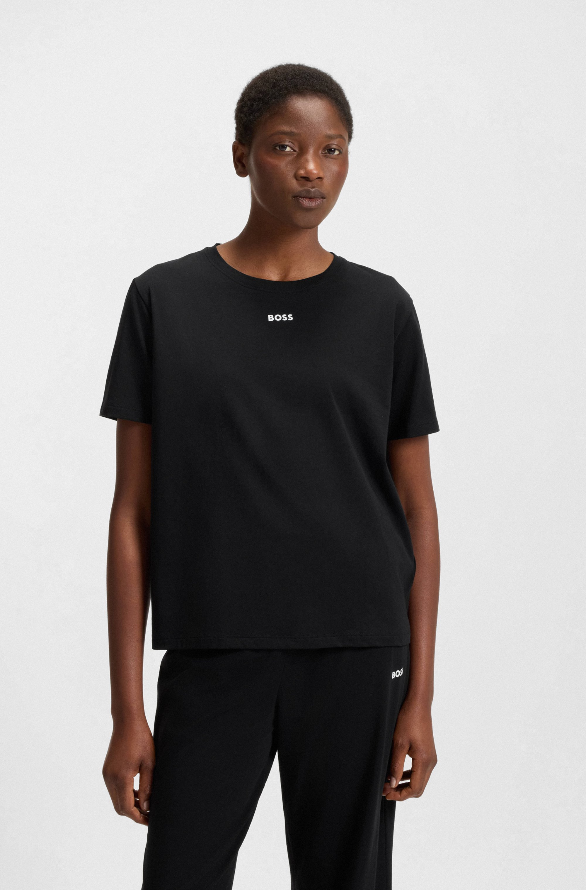 Thumbnail - BOSS Schlafanzug "CI Short Set" 2 tlg. zweifarbig, Rundhals