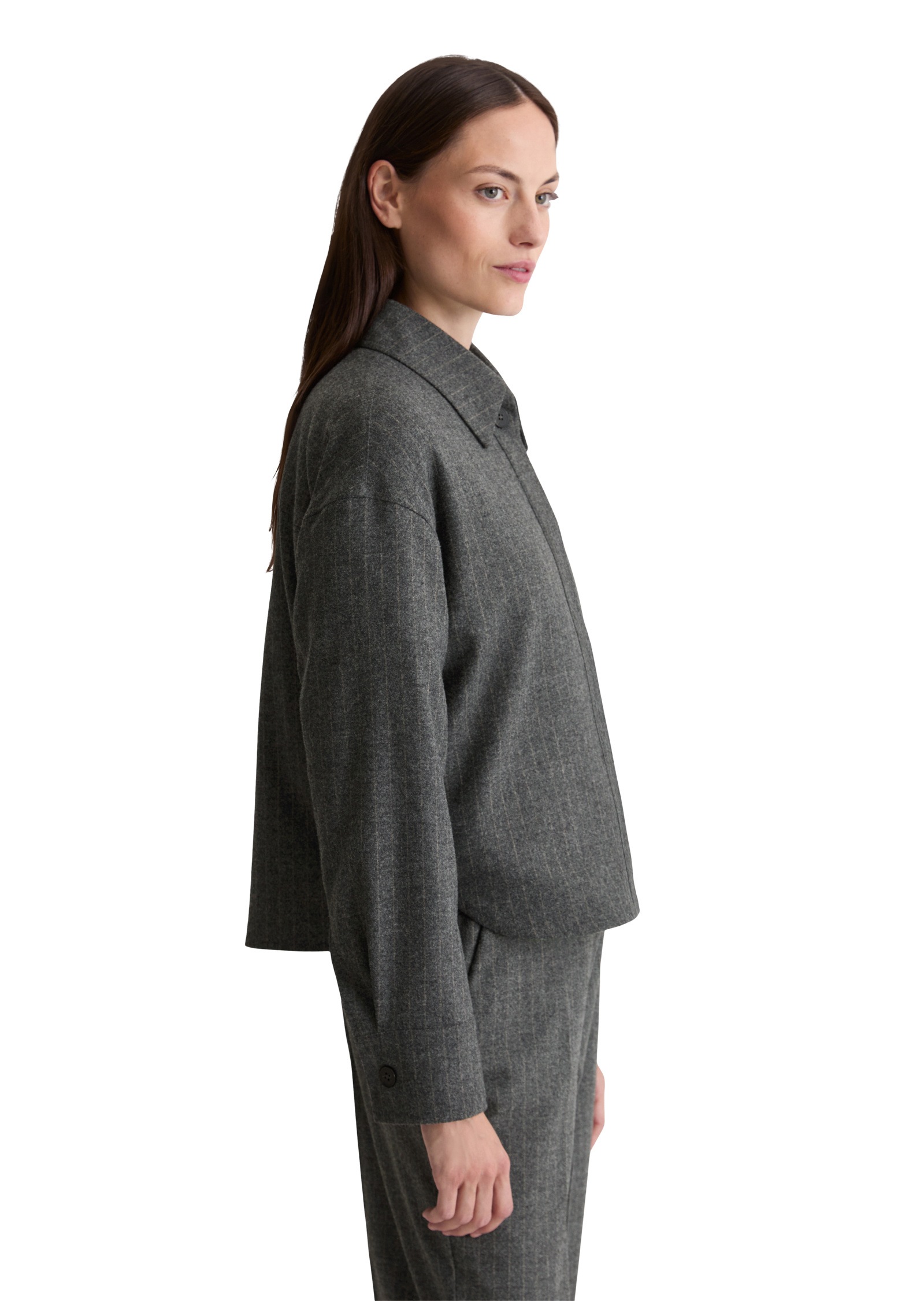 Marc O'Polo Kurzjacke »aus Wolle-Viskose-Mix-Stretch« ohne Kapuze