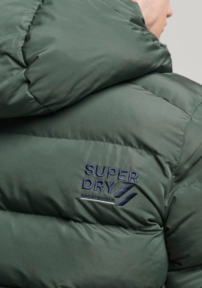 Superdry Steppjacke »HOODED MICROFIBRE SPORT PUFFER«