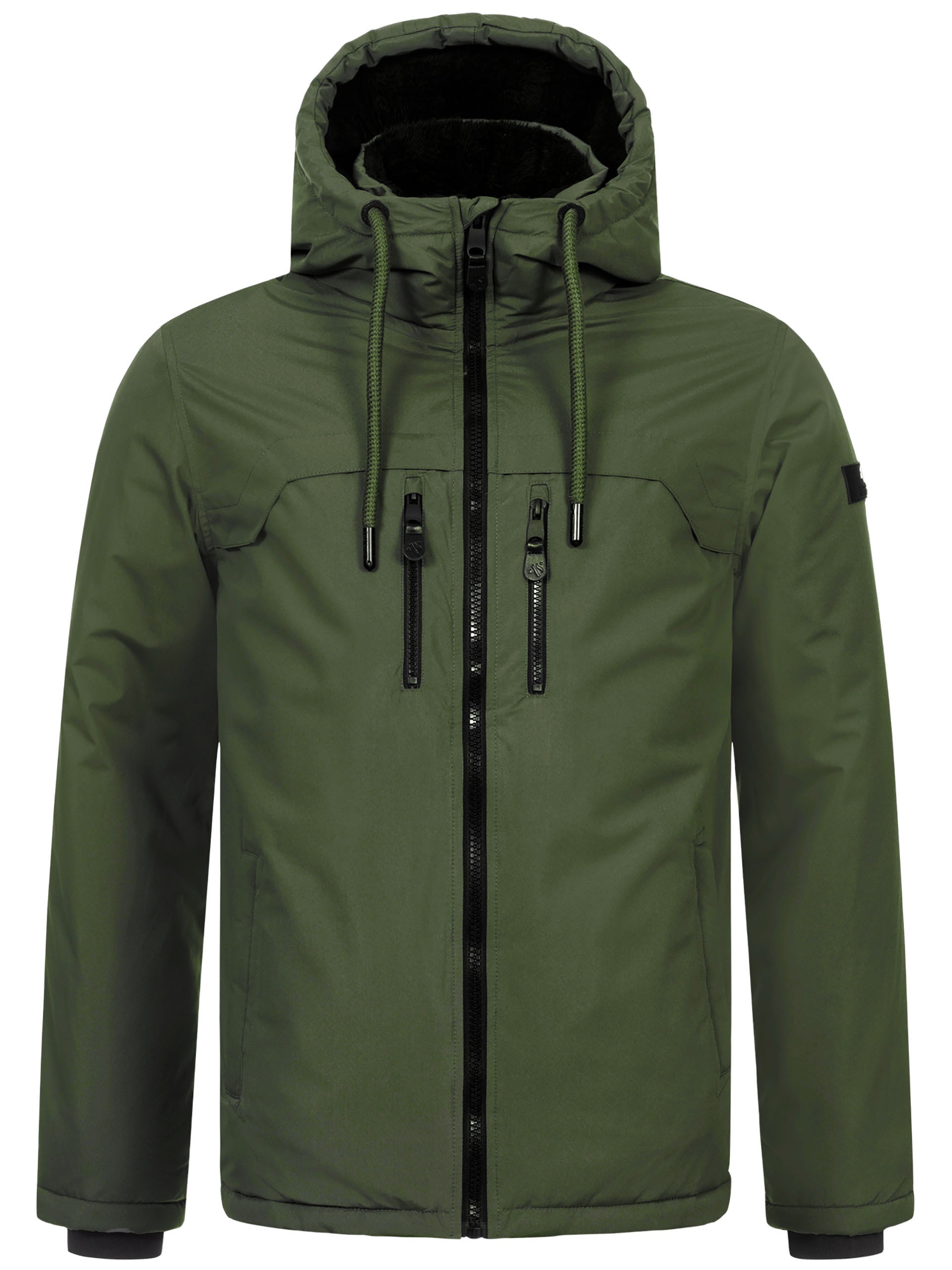 Alessandro Salvarini Winterjacke »ASMori«, mit warmem Teddyfell