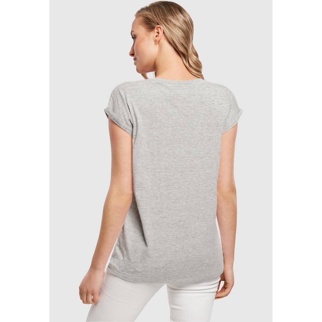 MisterTee T-Shirt »MisterTee Damen Ladies One Line Extended Shoulder Tee«, (1 tlg.)