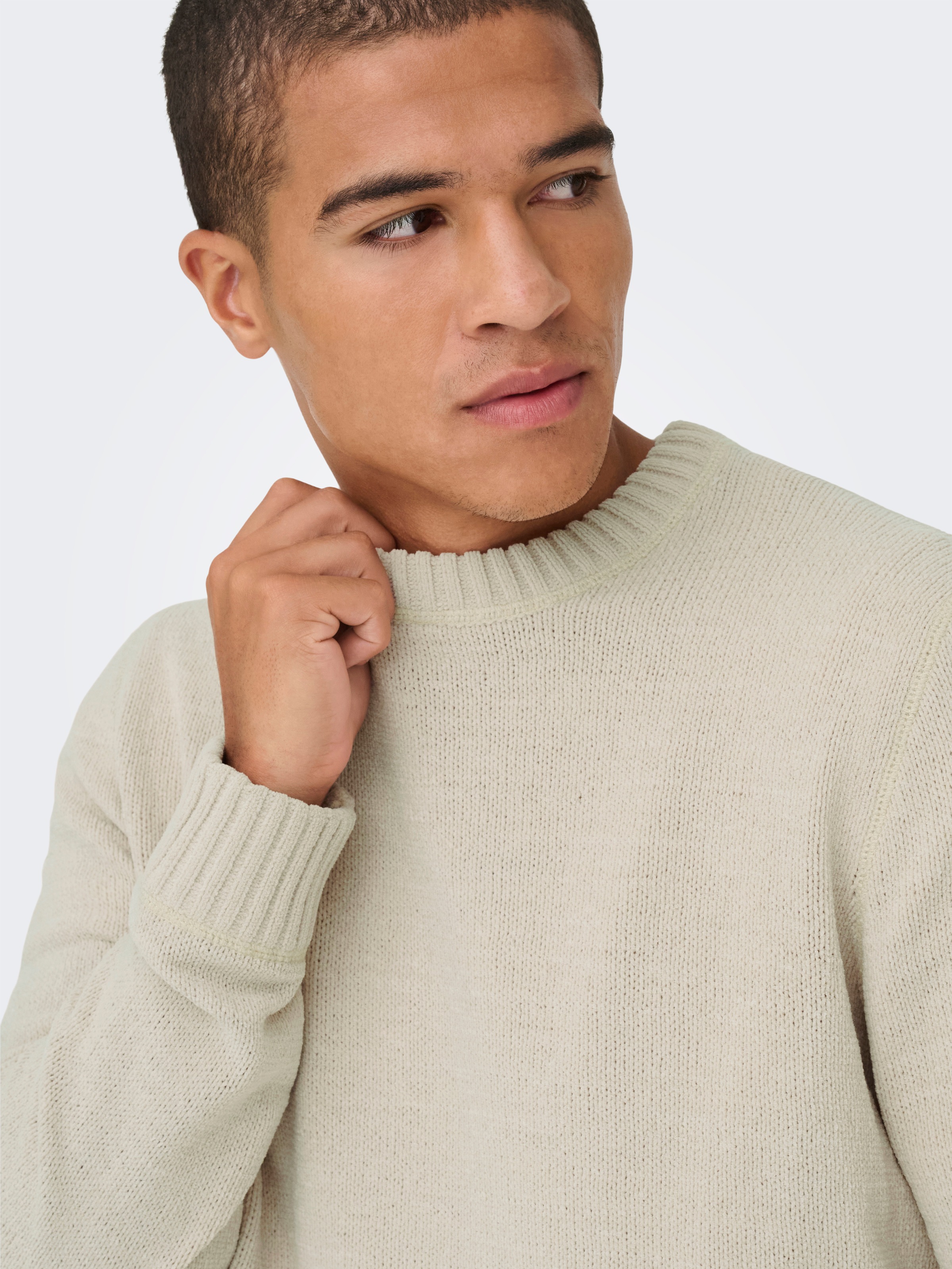 ONLY & SONS Strickpullover »ONSETHAN LIFE REG 7 CREW KNIT«