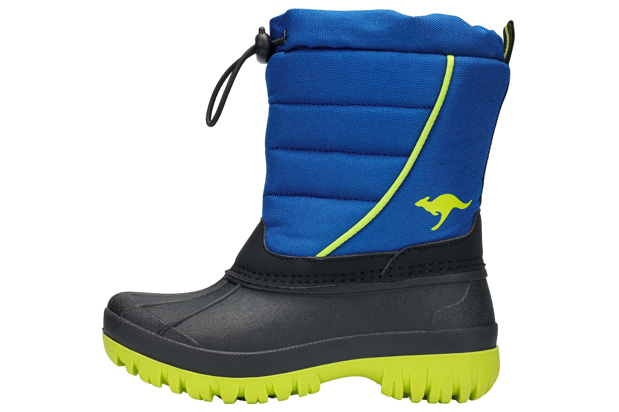 KANGAROOS Kinder Winterboots "K-Ben", Gr. 36, blau, Synthetik, Textil, Schuhe, Wasserabweisend,Winterschuhe, Winterstiefel, Snowboots