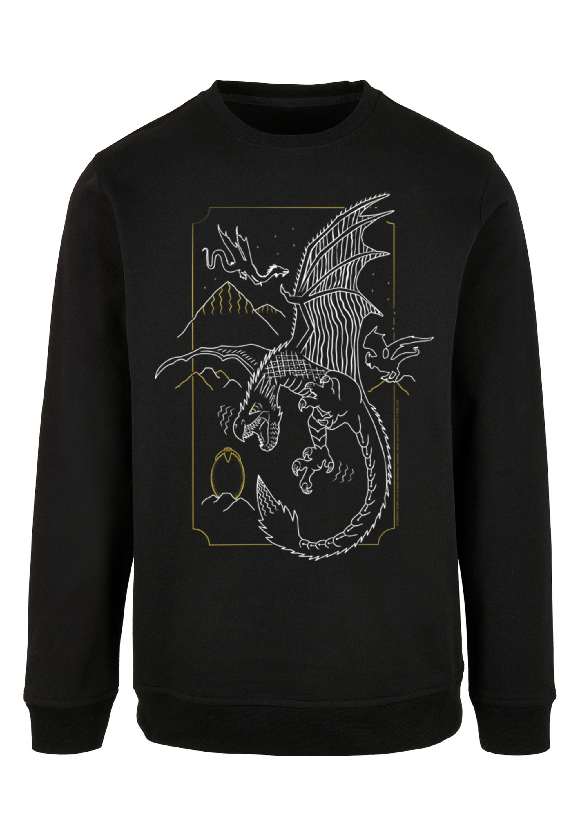 F4NT4STIC Sweatshirt »Harry Potter Dragon Line Art«, Print