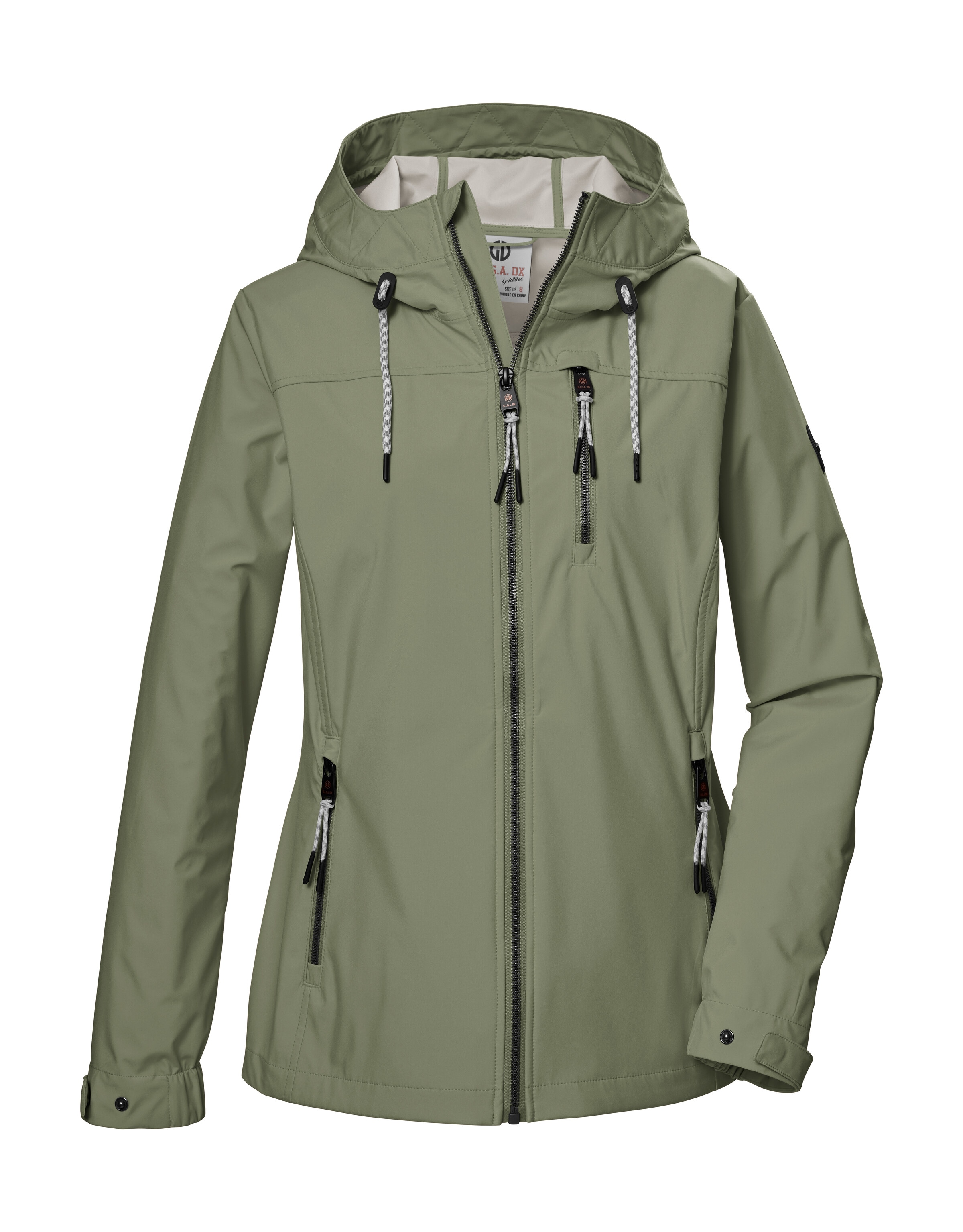 G.I.G.A. DX by killtec "GS 74 WMN SFTSHLL JCKT" Damen Softshelljacke, wasserabweisend, winddicht, pflanzenbasiert