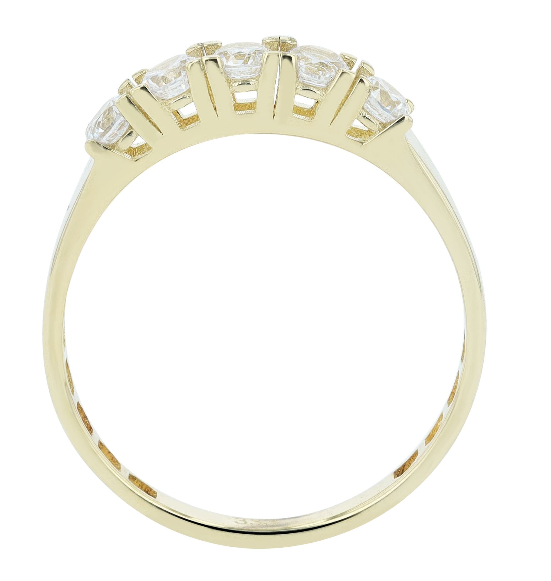 Adelia´s Fingerring »Damen Ring aus 333 Gold mit Zirkonia«
