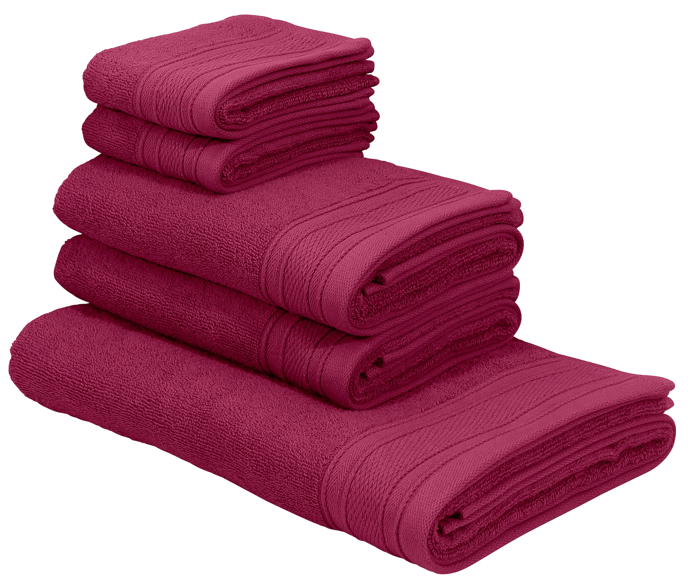 Bruno Banani Handtuch Set "Robby, Premium Handtücher, 500 gr/m², 100% Baumw günstig online kaufen