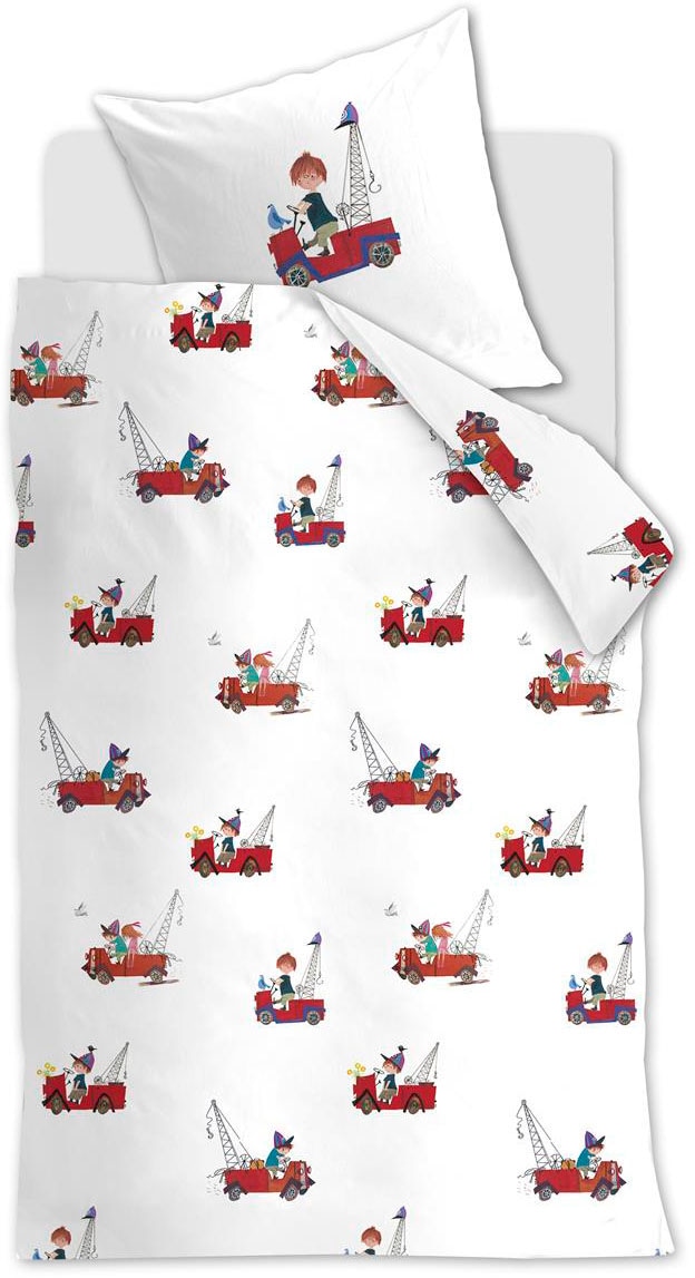 Beddinghouse x Fiep Amsterdam Kinderbettwäsche »Kranwagen«