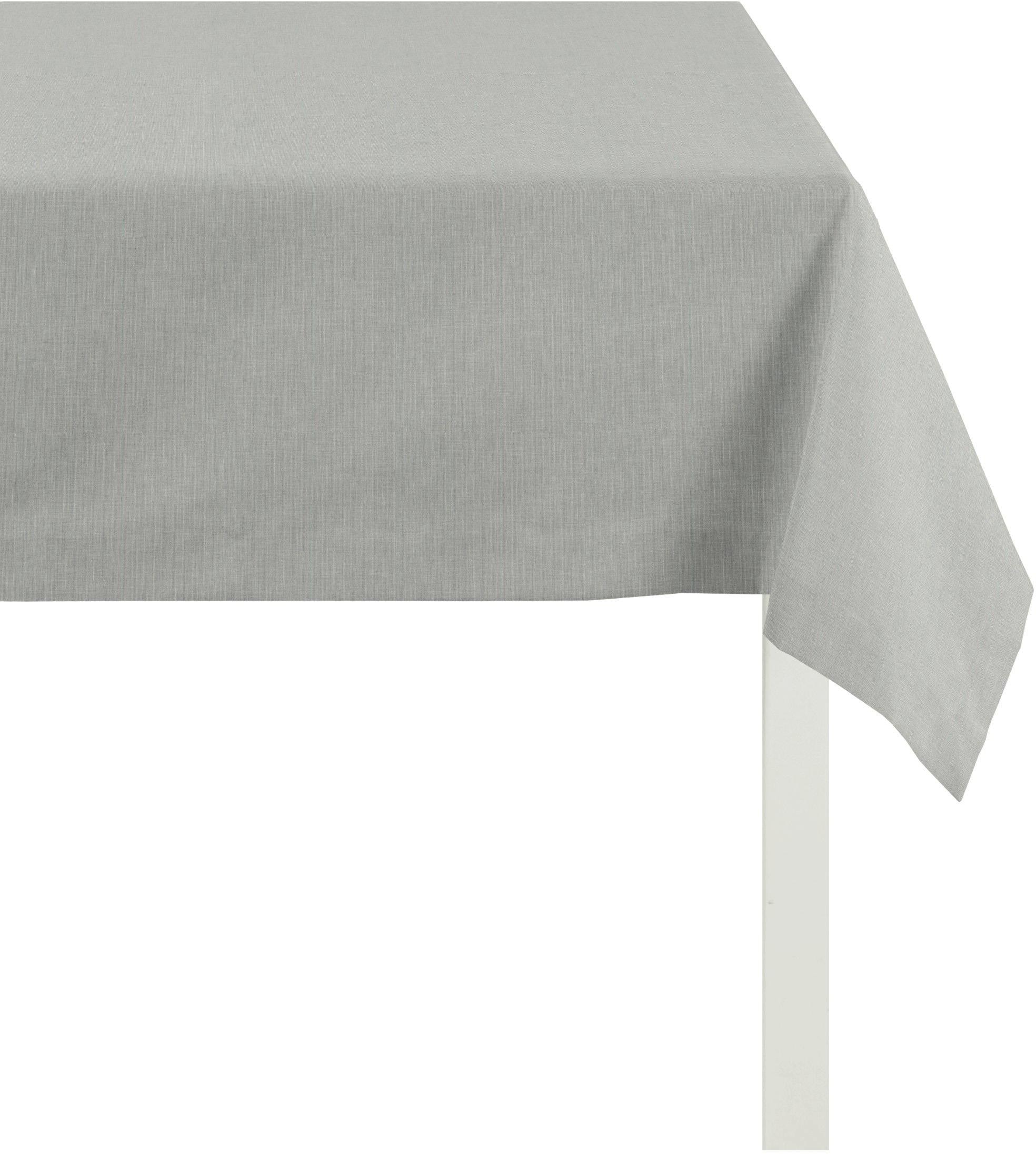 APELT Tischdecke "ALASKA, LOFT STYLE, Rips Uni" günstig online kaufen