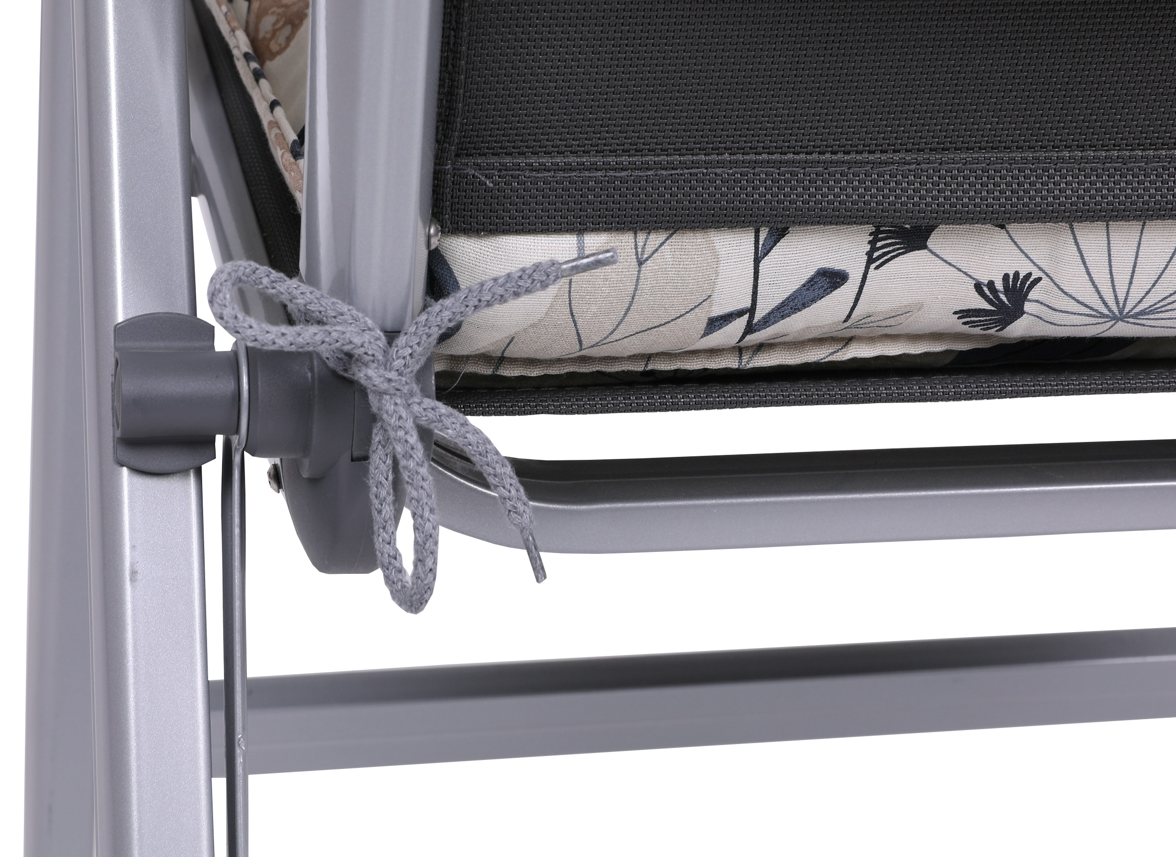 Sitzauflage GO-DE, blau, B:50cm H:6cm T:108cm, Baumwolle, Polyester, Polyurethan, Polsterauflagen, Maße ca.: 50 cm x 108 cm x 6 cm 2