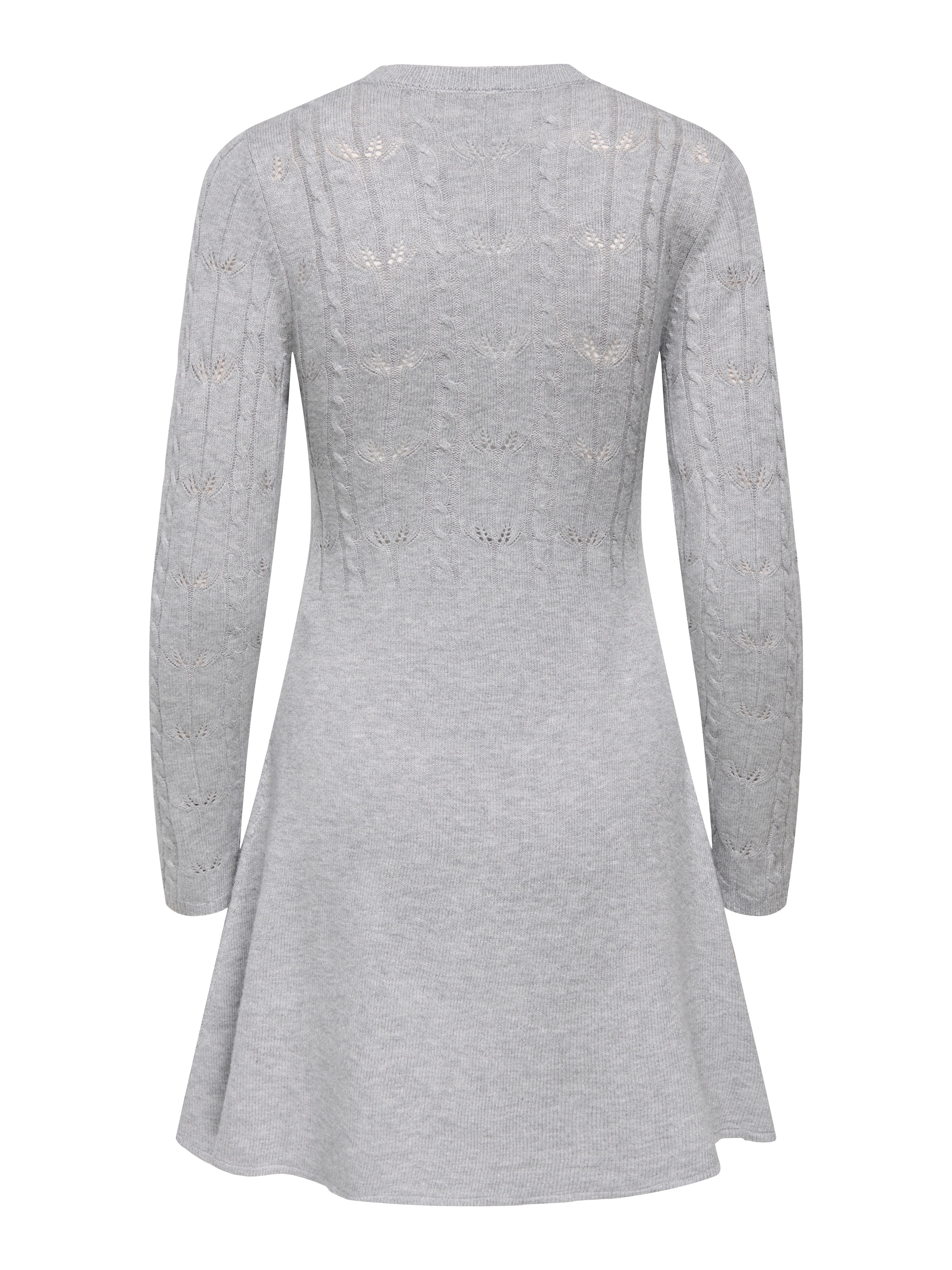 ONLY Strickkleid "ONLKATIA LIFE LS O-NECK CABL DRES EX KNT" Viskosemischung günstig online kaufen