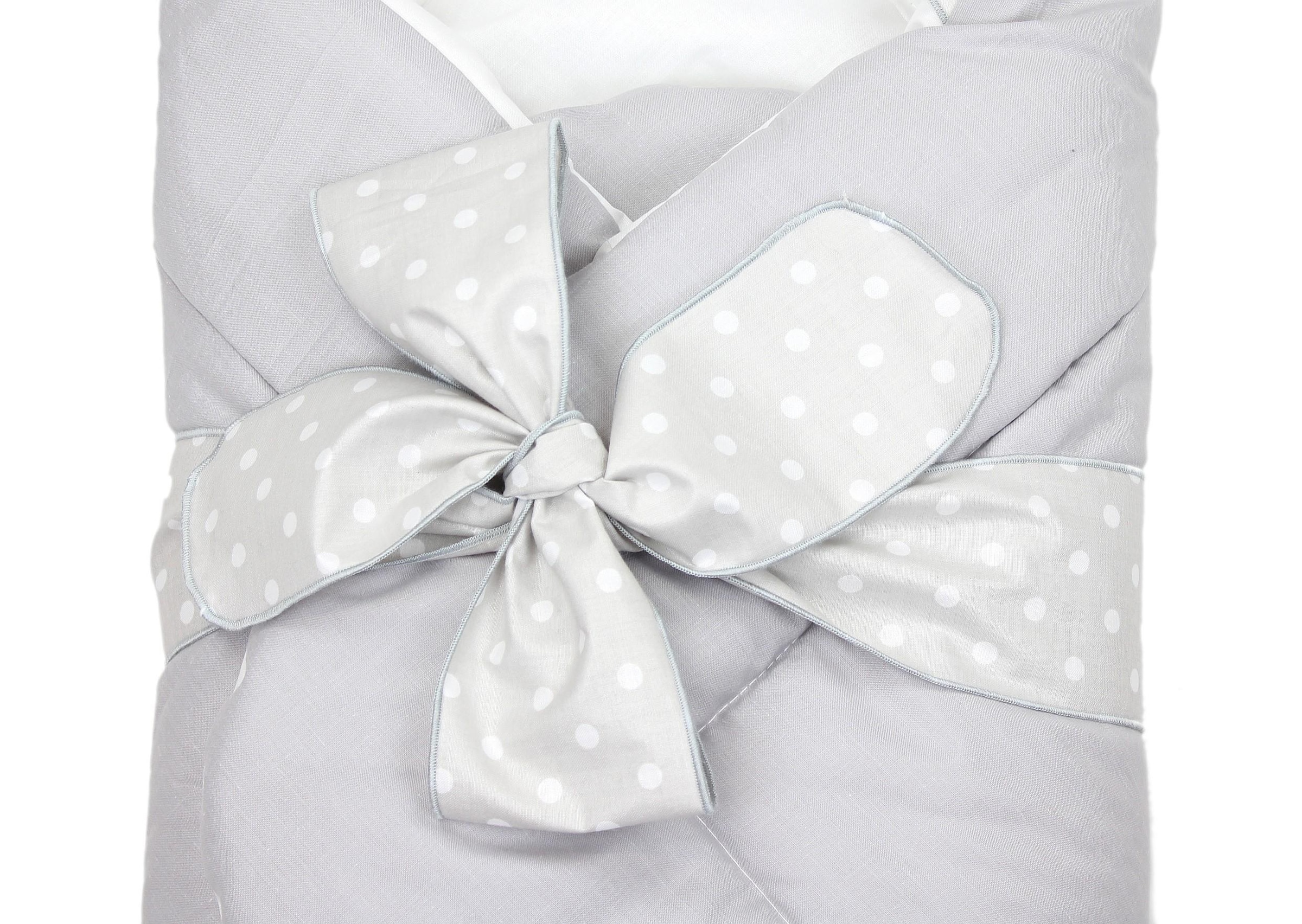 TupTam Wohndecke »Einschlagdecke Unisex Baby Einschlagdecke mit Schleife«
