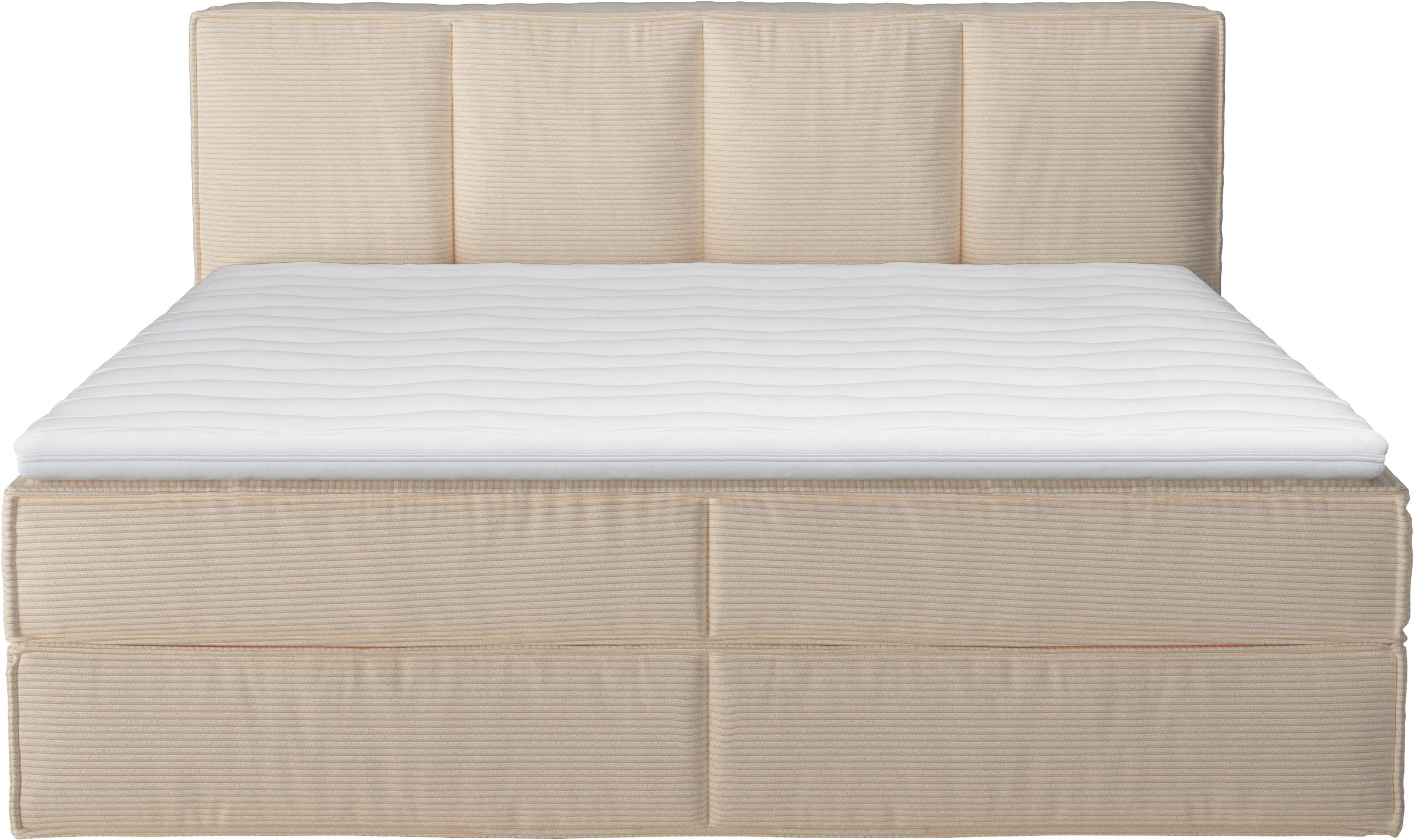 Home affaire Boxspringbett »Sacy«, Boxbett inkl. Topper, 2 Matratzen, Härtegrade H2, H3 und H4 wählbar