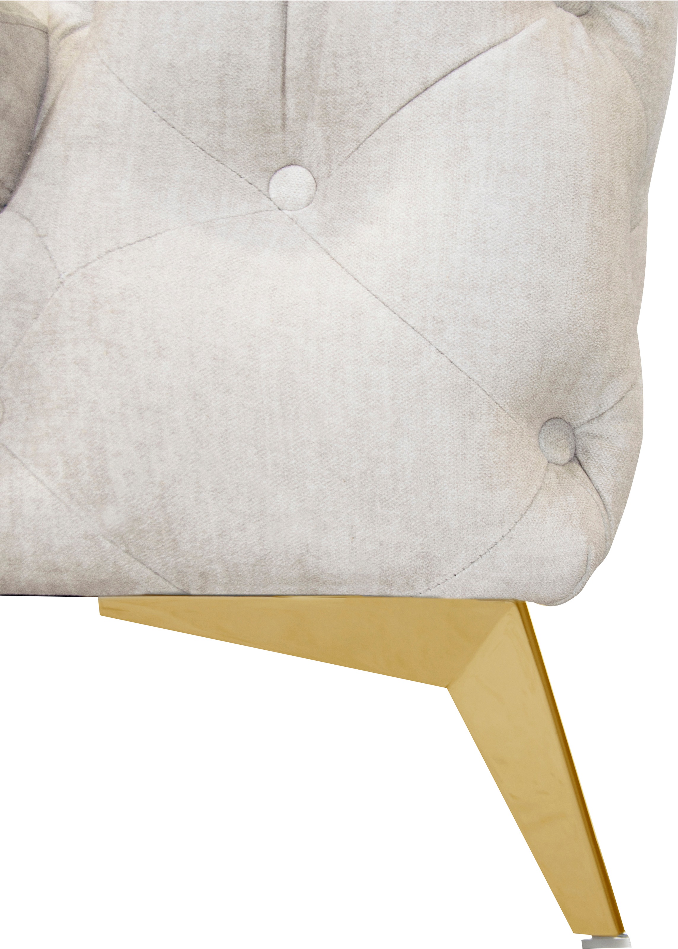 Leonique Chesterfield-Sessel »Glynis Sessel«, aufwändige Knopfheftung, moderne Chesterfield Optik, Fußfarbe wählbar