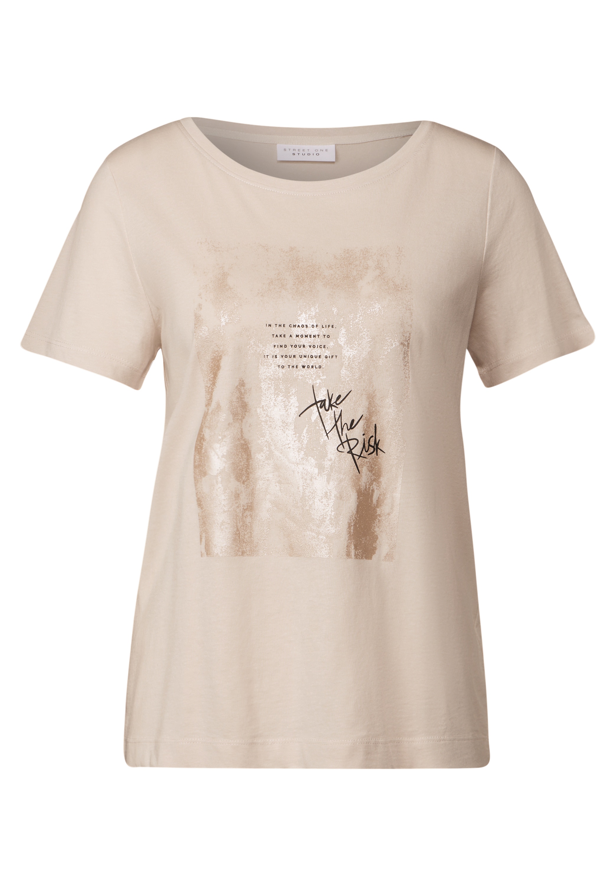 STREET ONE STUDIO T-Shirt, im soften Baumwoll-Mix