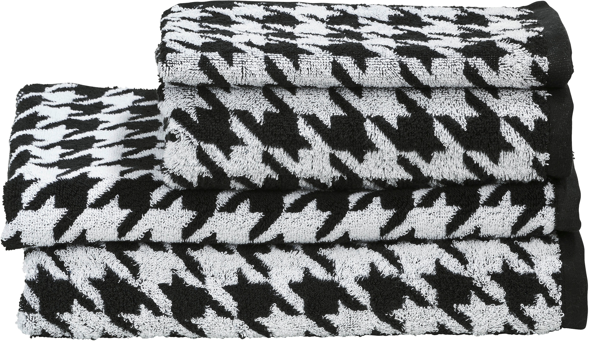 done. Handtuch Set "DAILY SHAPES, 4-teilig, Gästehandtuch," 4 Stk. Jacquard günstig online kaufen