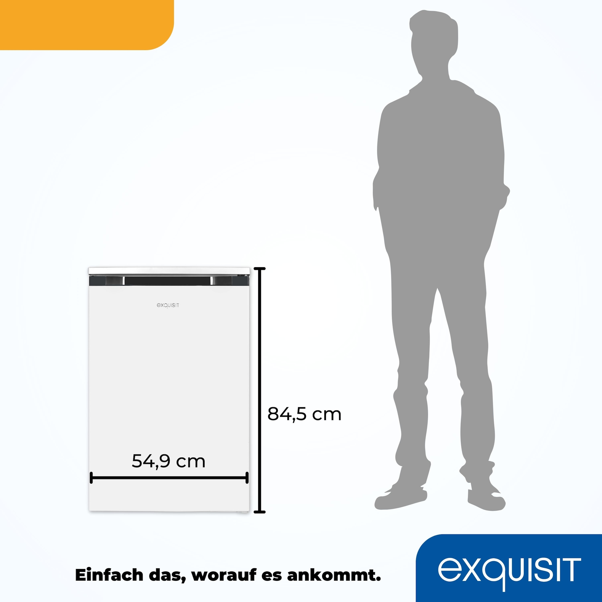 exquisit Kühlschrank »KS16-4-051C«, in bester Energieefizienz C, 107 Liter Volumen