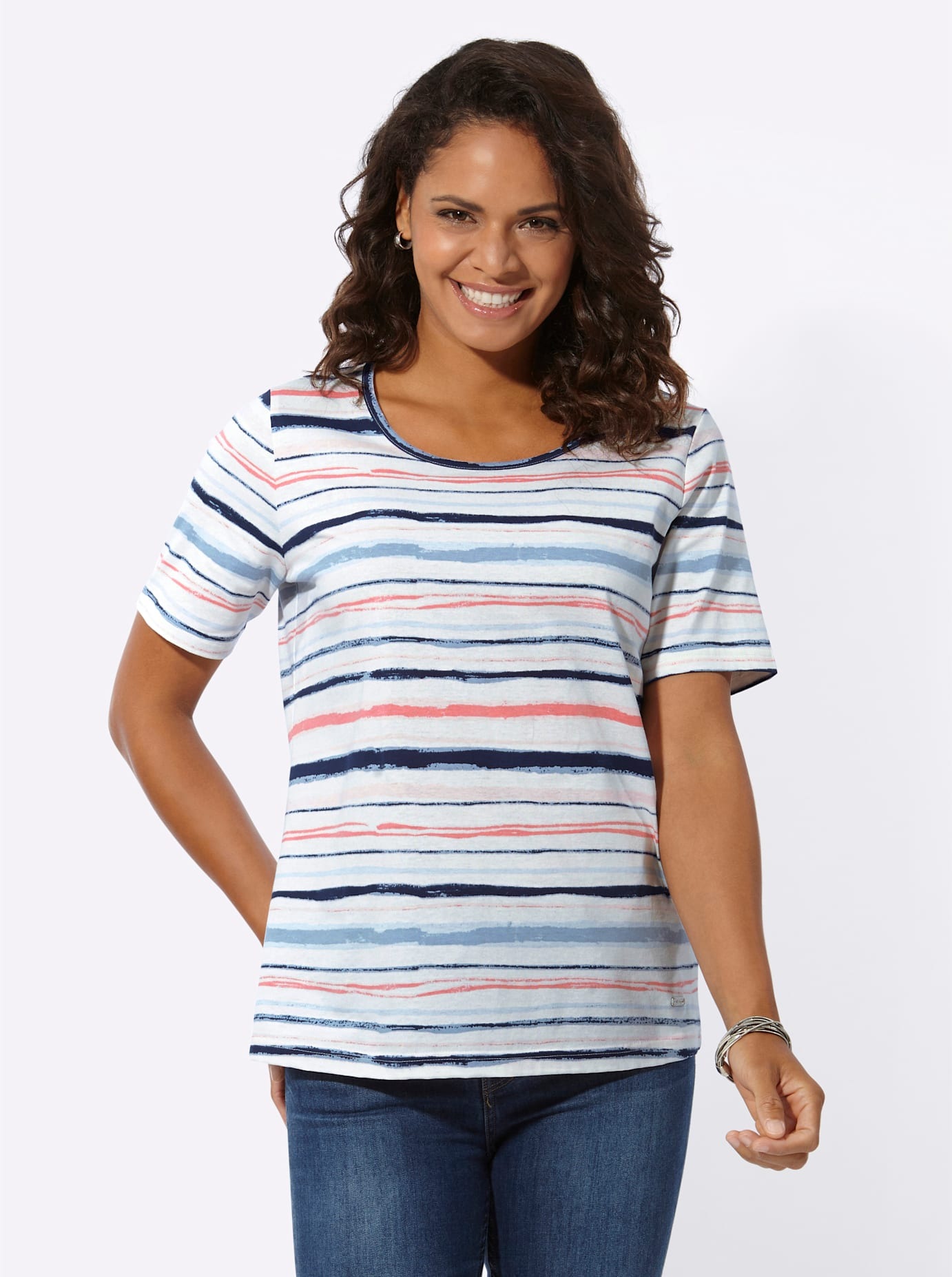 Casual Looks Kurzarmshirt "Kurzarm-Shirt" 1 Stk. günstig online kaufen