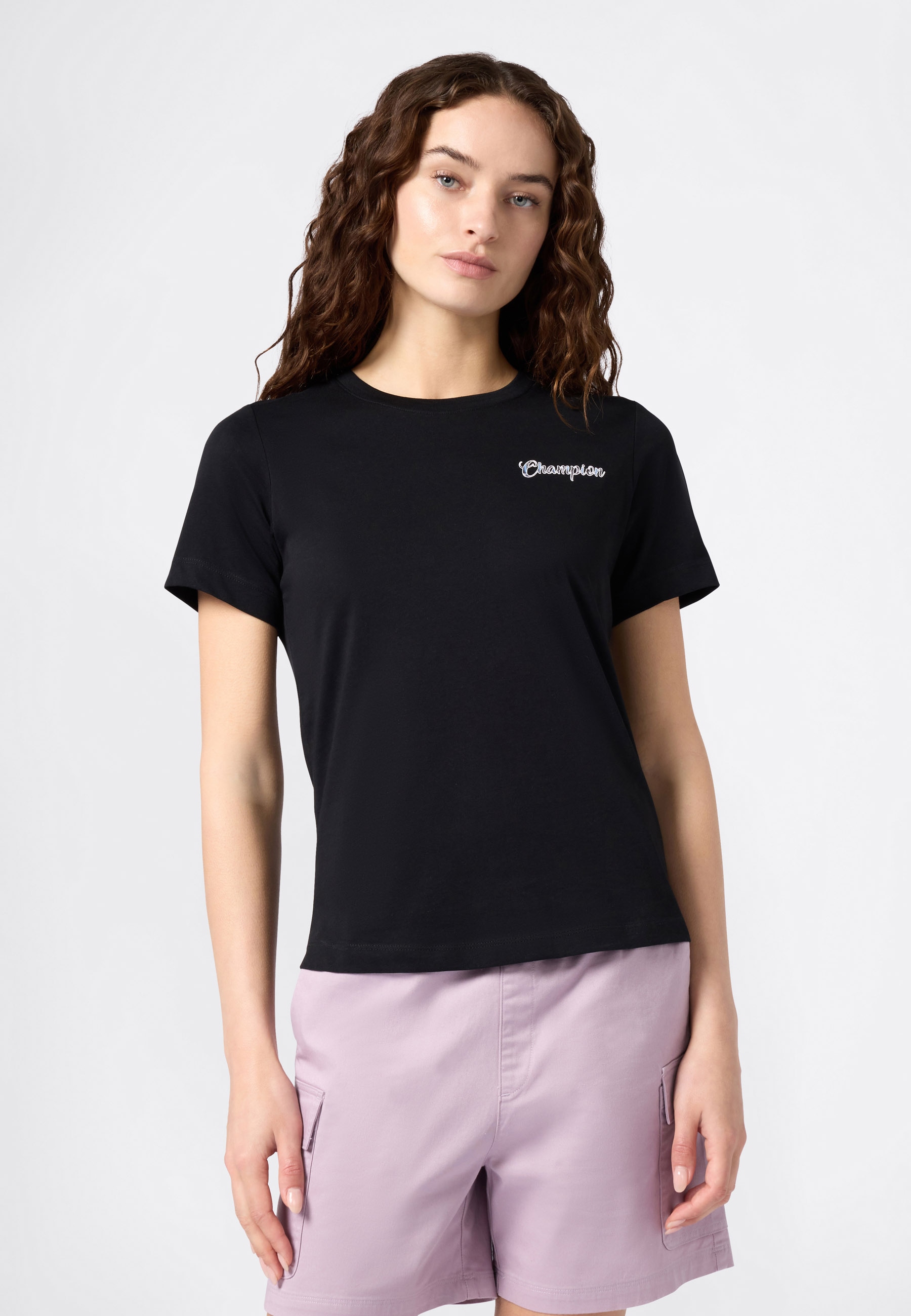 Champion T-Shirt "Graphic Crewneck T-Shirt" mit Rundhalsausschnitt, Kurzarm, aus Baumwolle