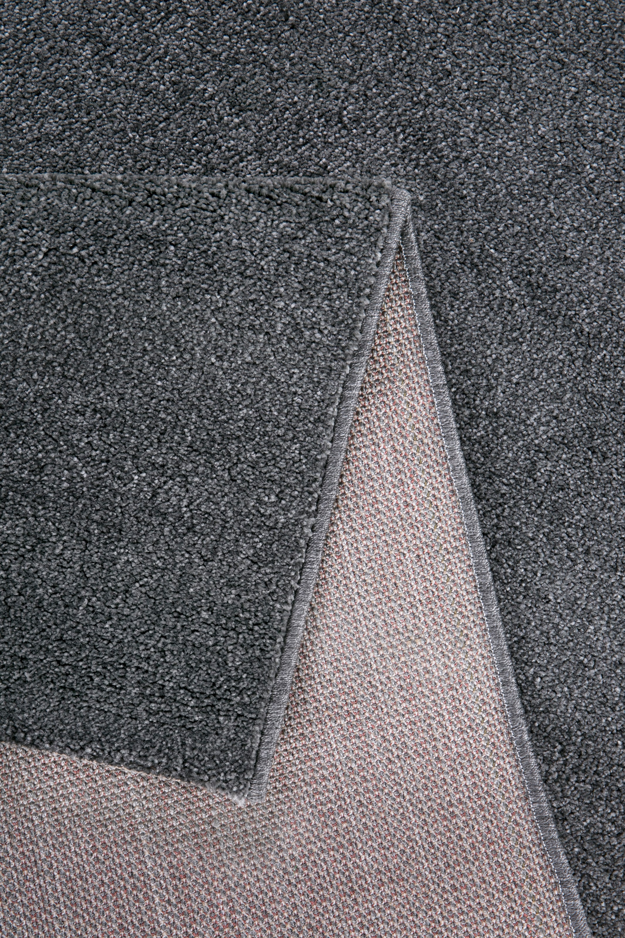 my home Teppich »Feodora« rechteckig 11 mm Höhe Kurzflor, Uni-Farben, ideal im Wohnzimmer & Schlafzimmer