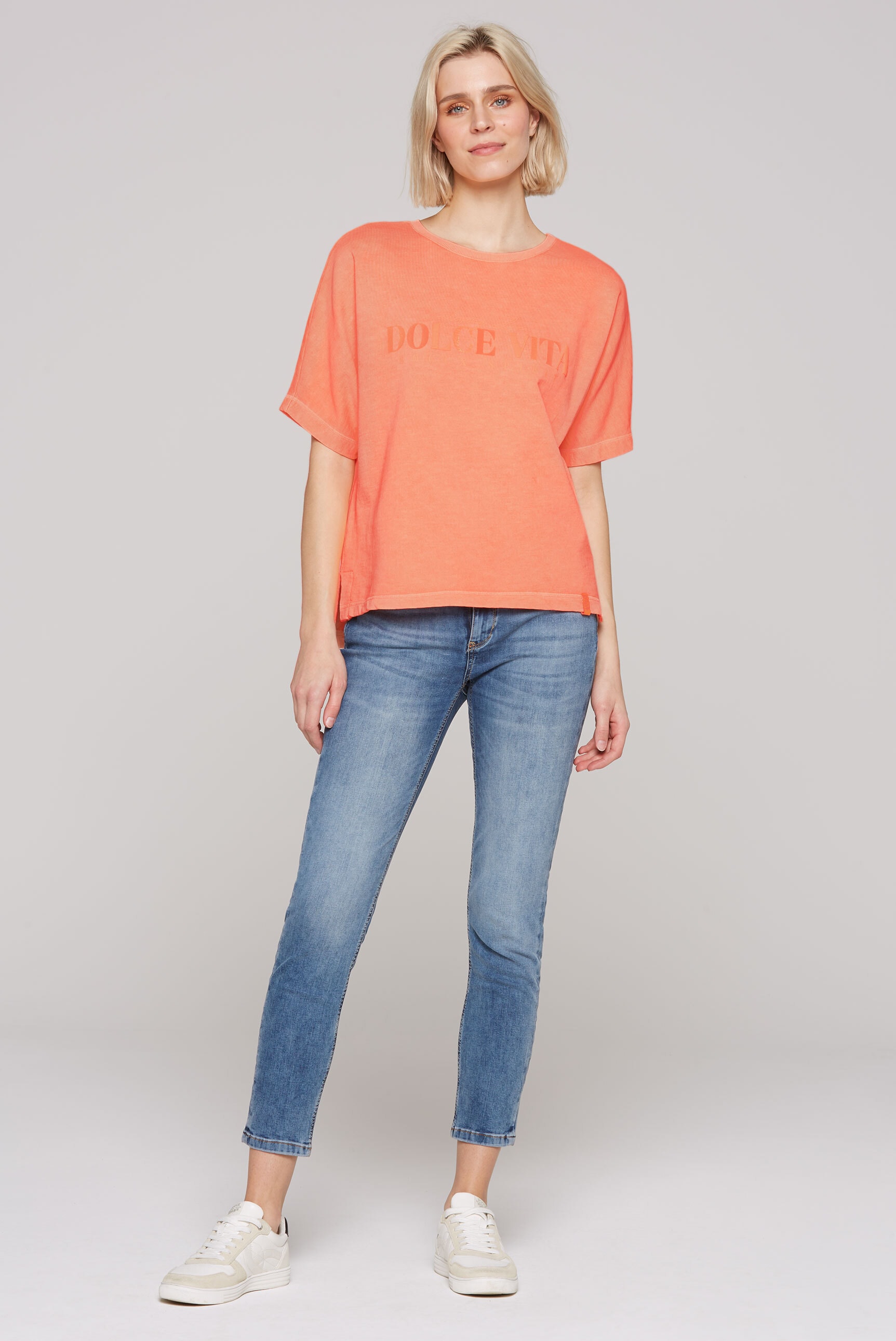 SOCCX Sweater, mit Seitenschlitze