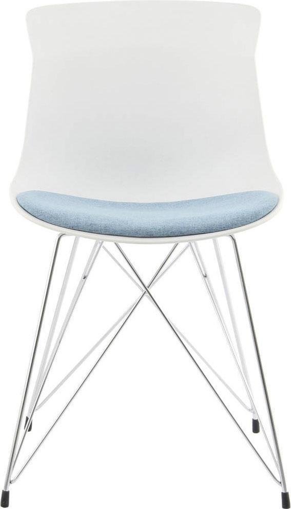 Kayoom Stuhl »Emily 110 2er-Set, zeitloses Design, stilvolle Farbkombination«, (Set), 2 St., Polyester, pflegeleicht, strapazierfähig, für jede Einrichtung geeignet